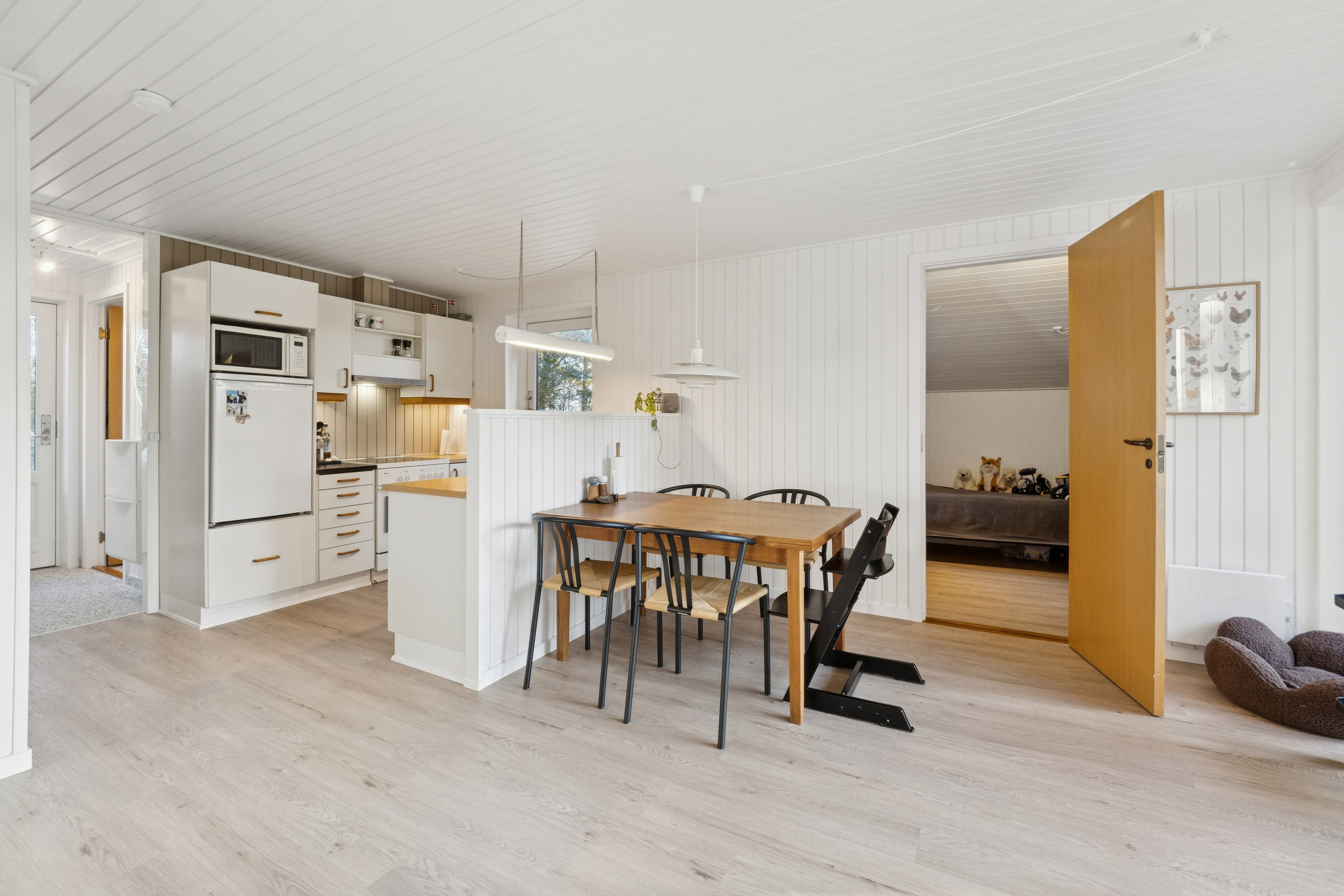 Fremhævet spisestue billede i fuldskærmstilstand. Billede af Sulevej 14, Helligsø, 7760 Hurup Thy