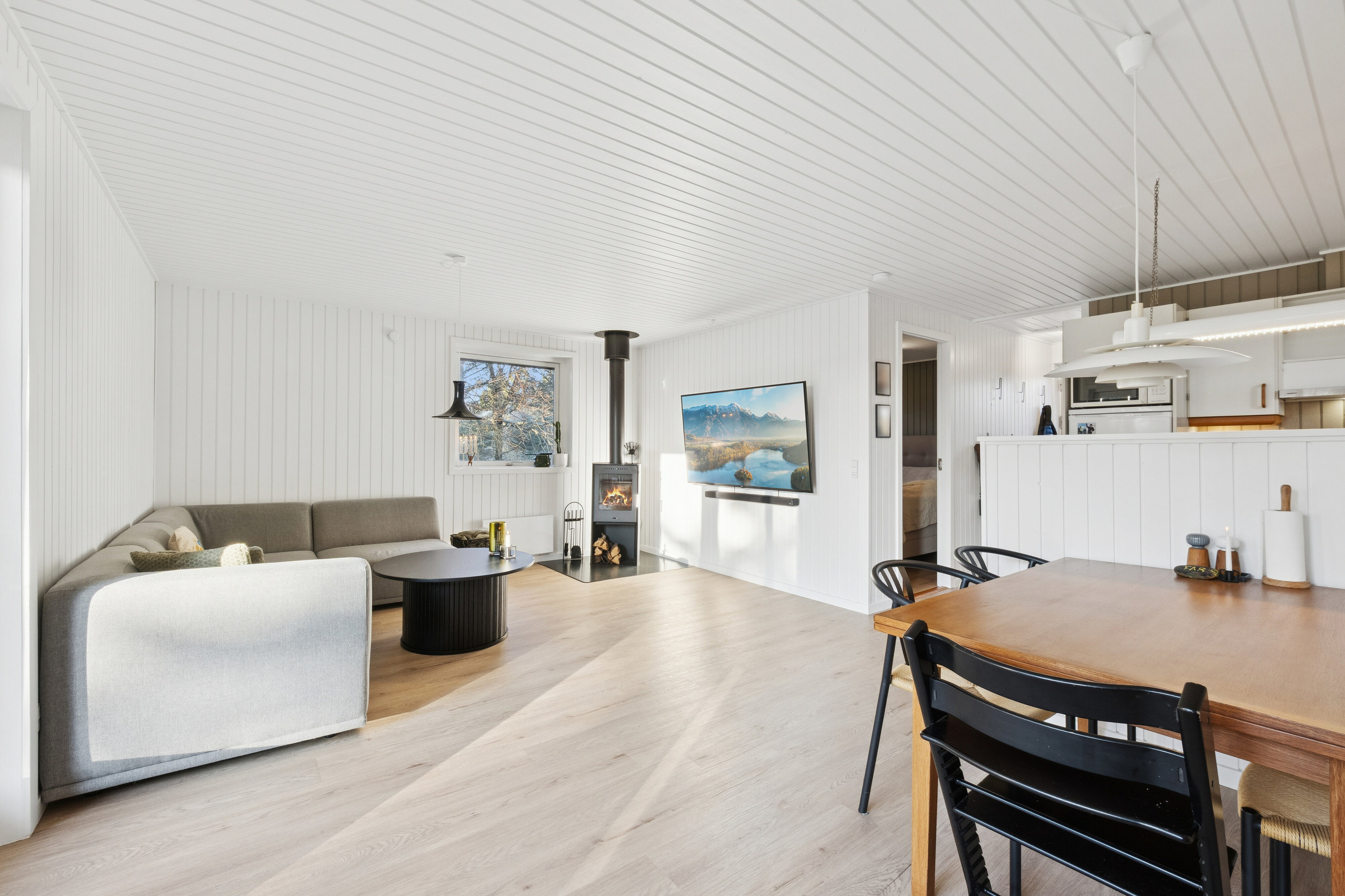 Fremhævet spisestue billede i fuldskærmstilstand. Billede af Sulevej 14, Helligsø, 7760 Hurup Thy