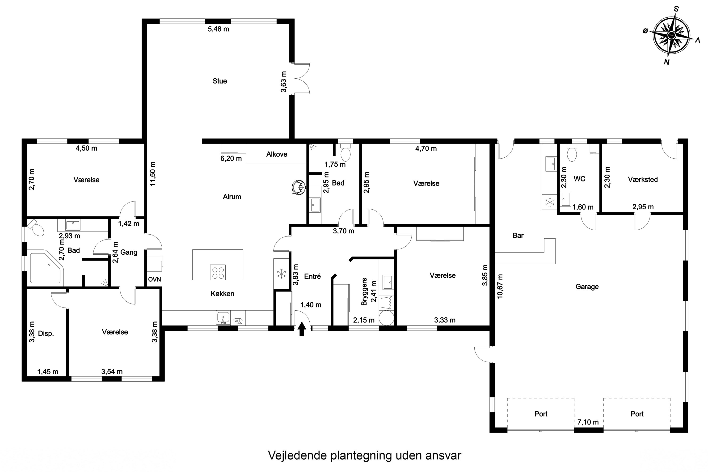 Plantegninger billede af Tribinivej 17, 6623 Vorbasse