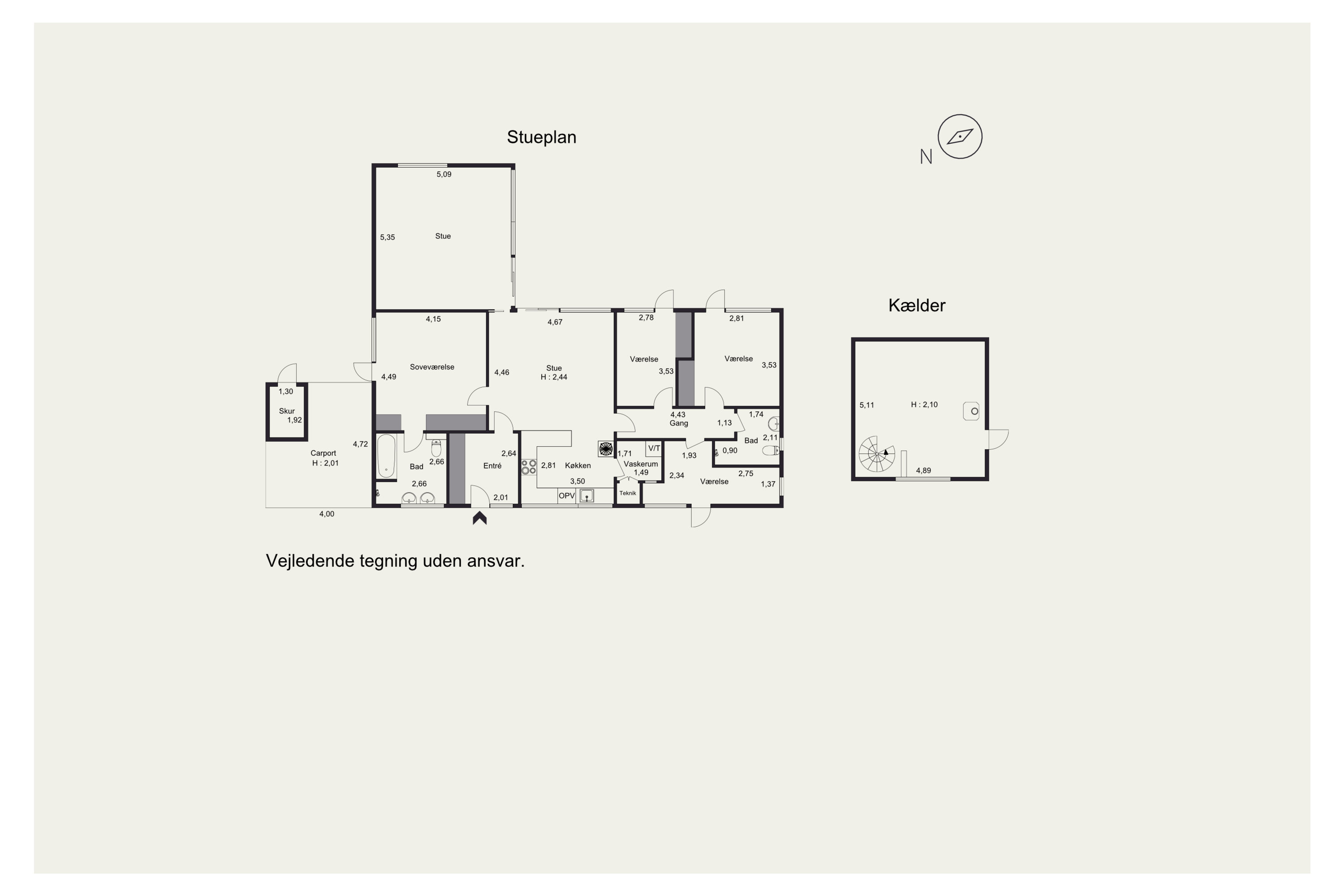 Plantegninger billede af Ringvej 52, 2970 Hørsholm