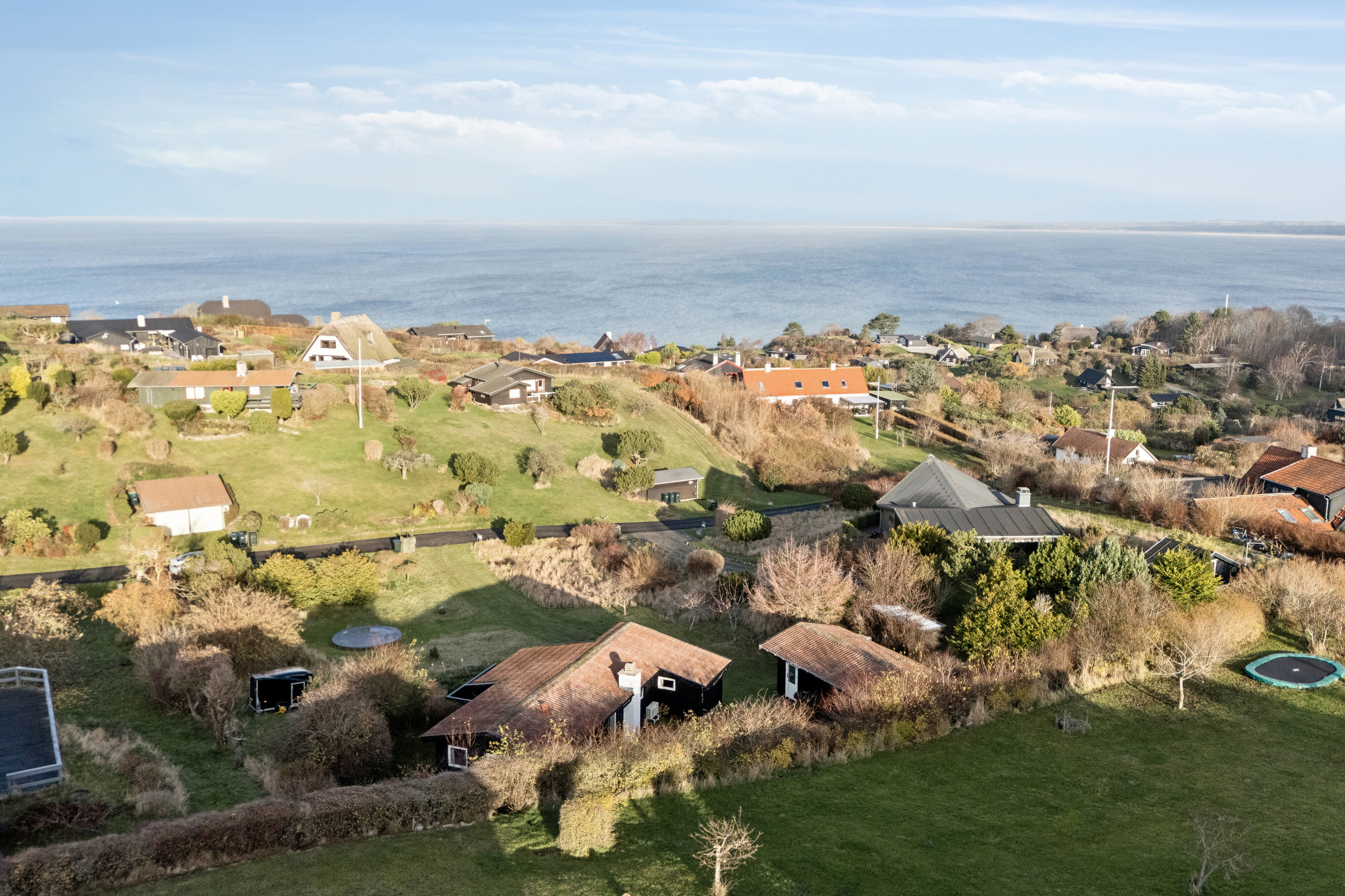 Fremhævet luftfoto billede i fuldskærmstilstand. Billede af Grusbakken 8, Veddinge Bk, 4550 Asnæs