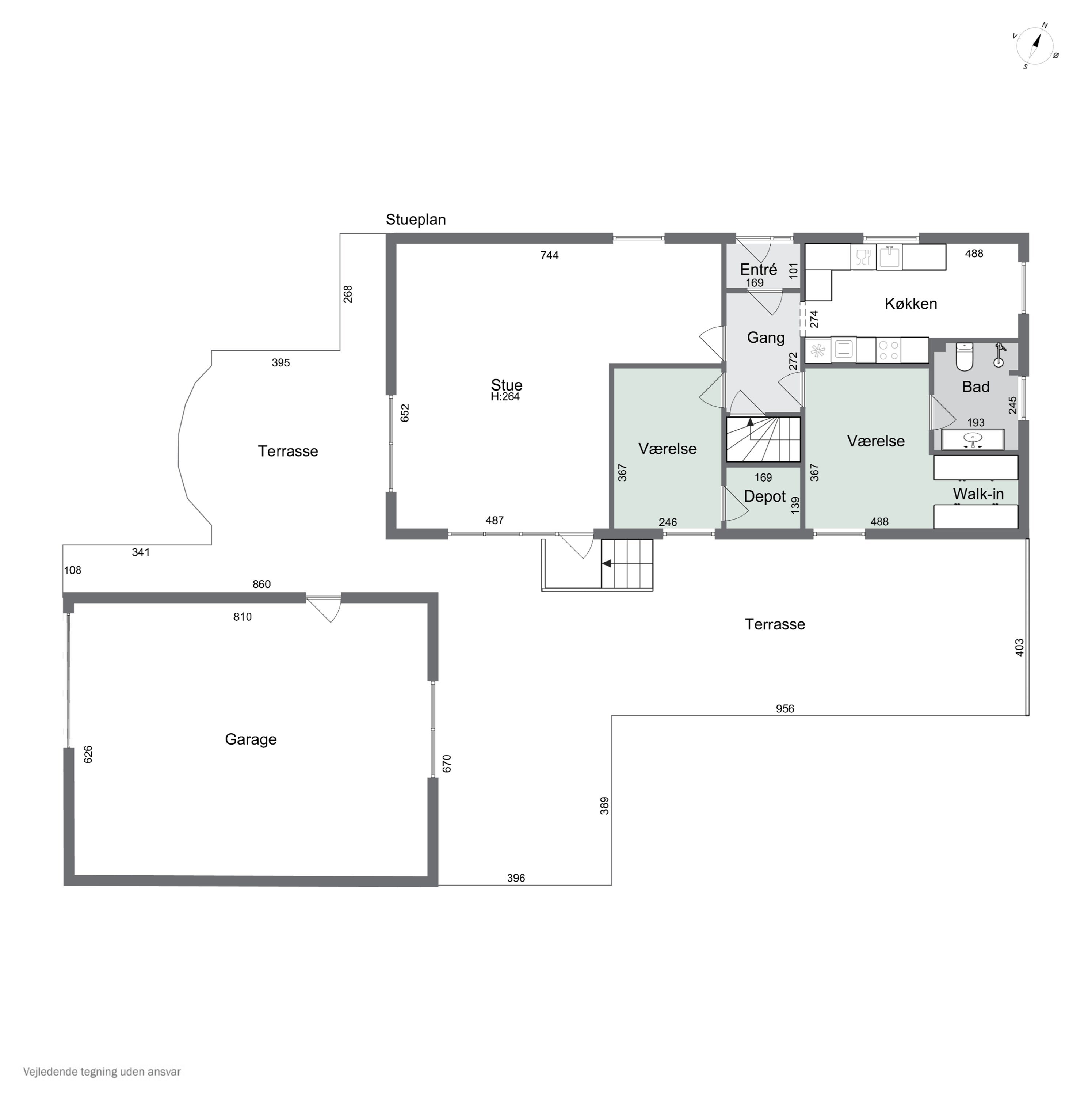 Plantegninger billede af Nordlundsvej 7, 2650 Hvidovre