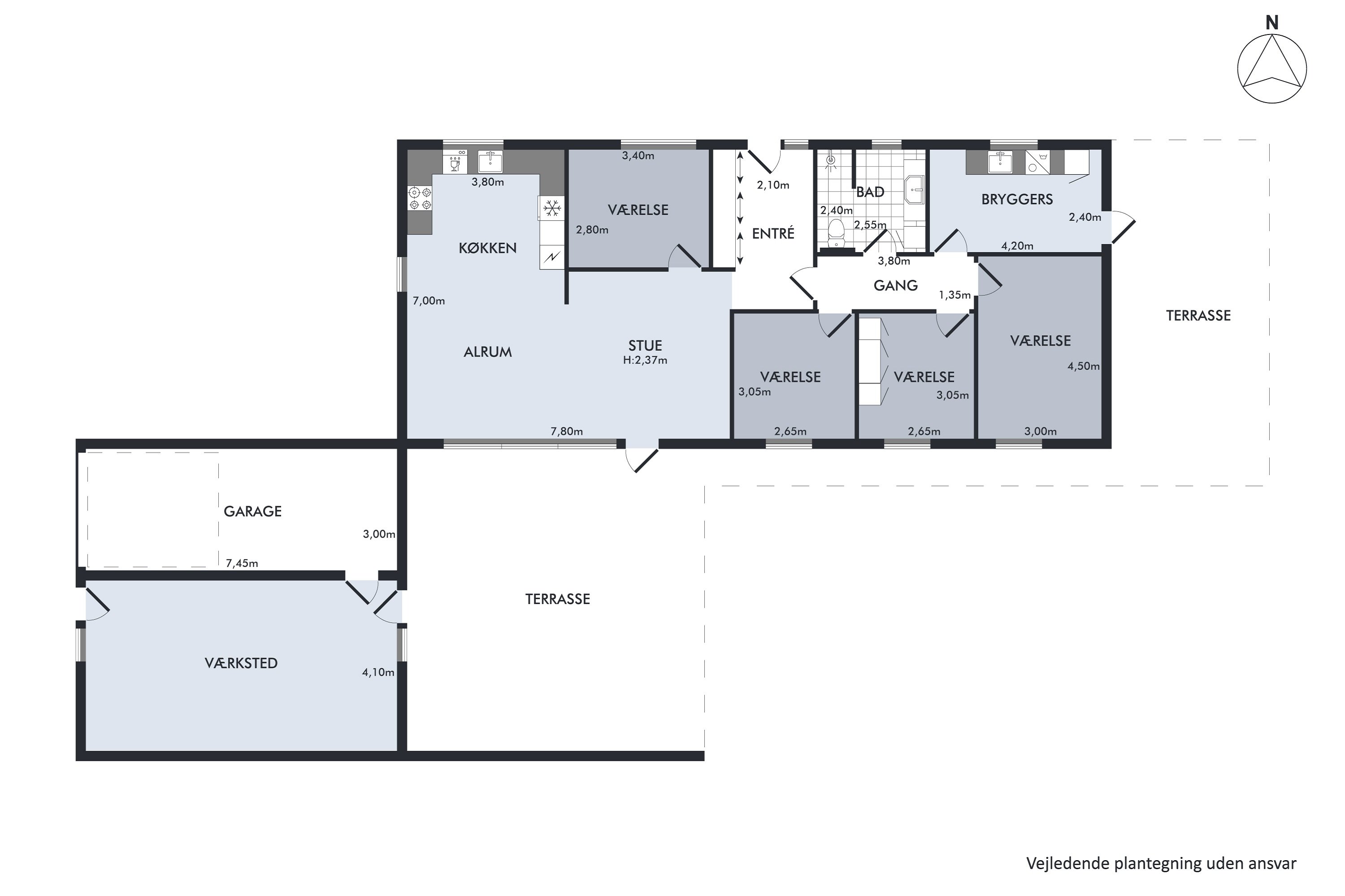 Plantegninger billede af Poppelvej 8, Randers By, 8930 Randers NØ