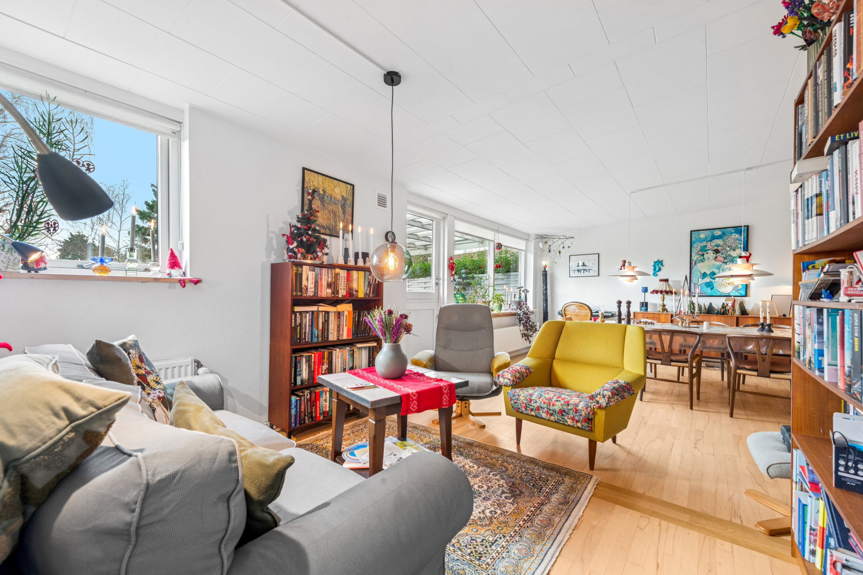 Fremhævet stue billede i fuldskærmstilstand. Billede af Krogårdsvej 160, 2670 Greve