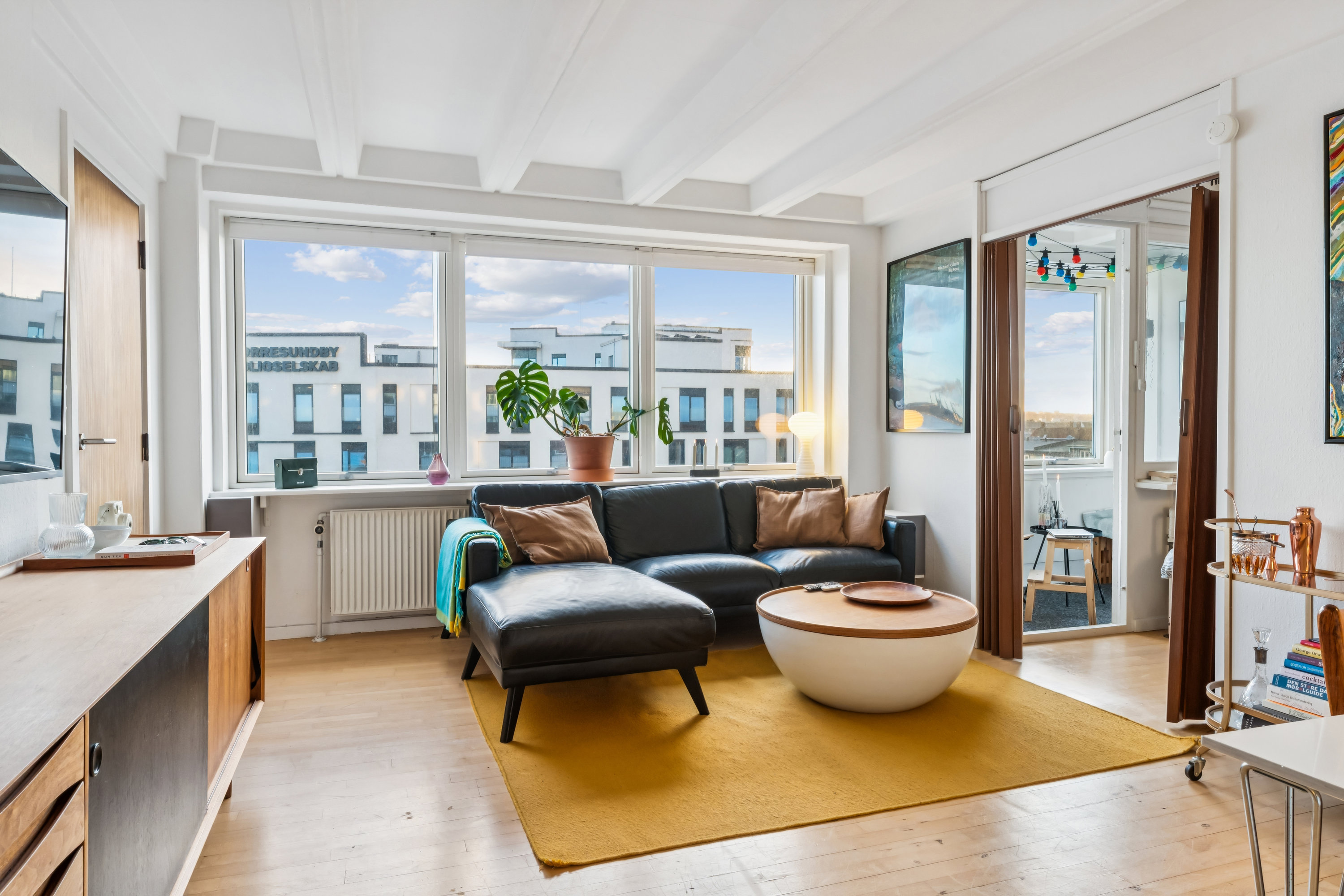 Fremhævet stue billede i fuldskærmstilstand. Billede af Vesterbro 127, 6. 608., 9000 Aalborg