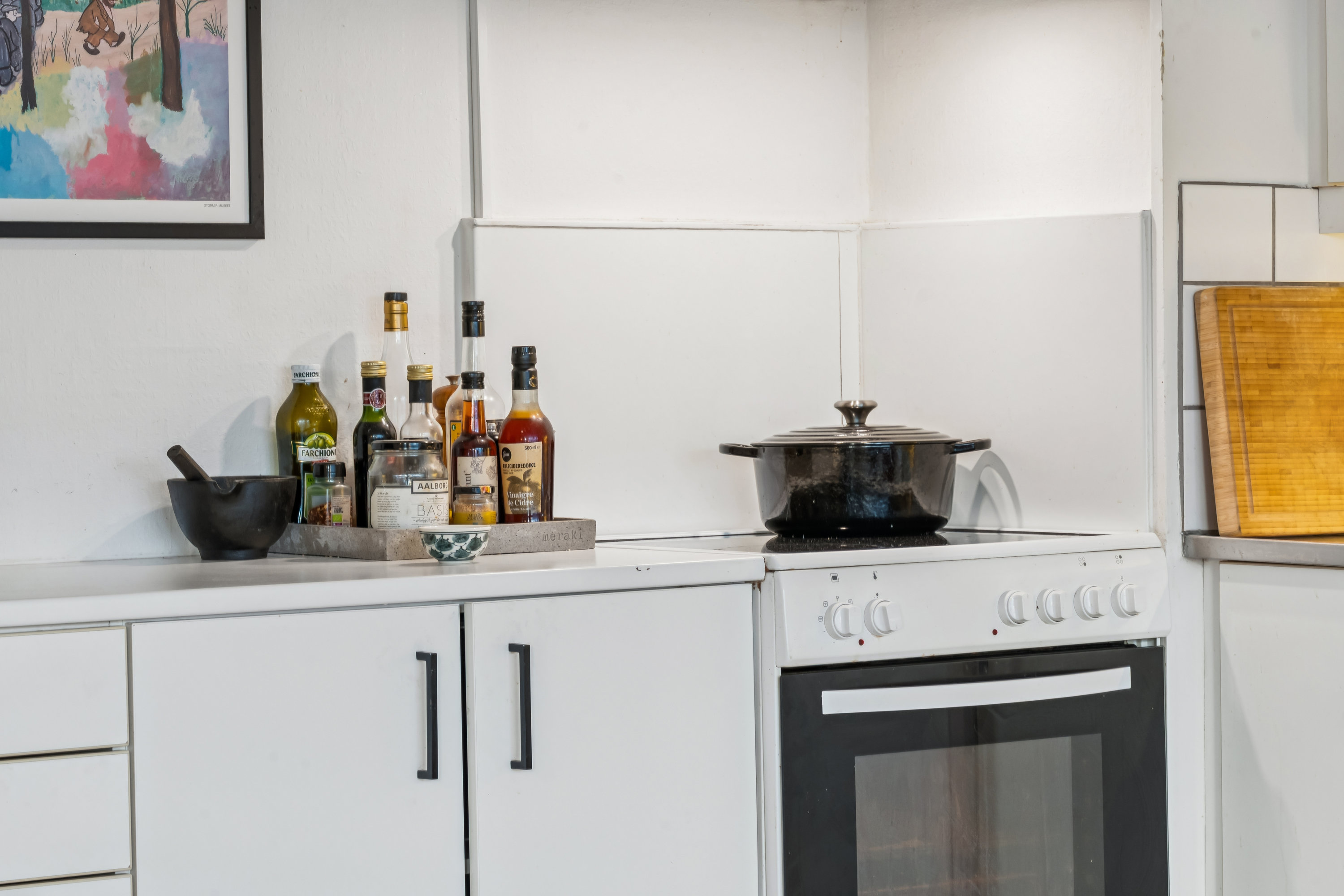 Fremhævet køkken billede i fuldskærmstilstand. Billede af Vesterbro 127, 6. 608., 9000 Aalborg