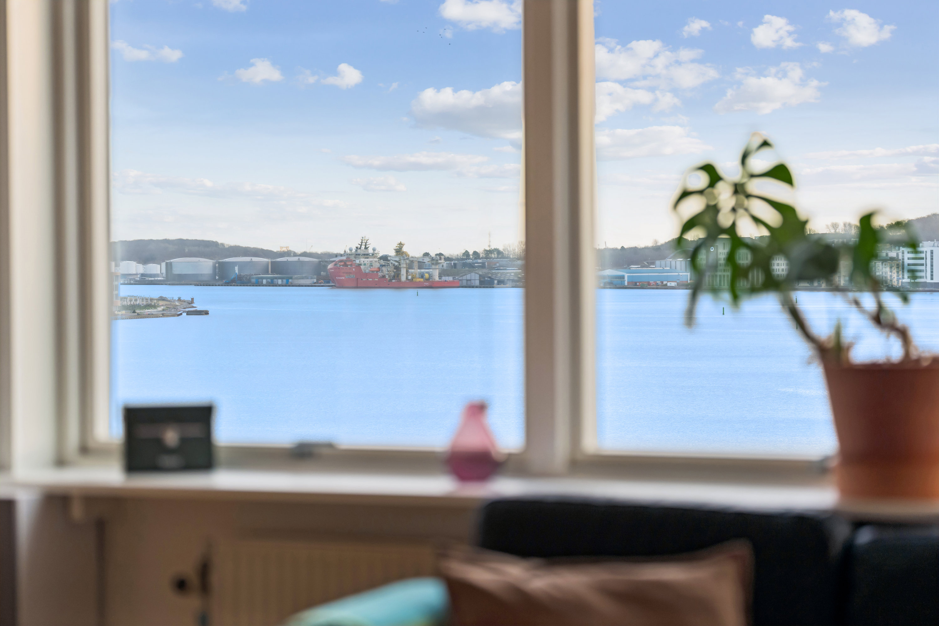 Fremhævet stue billede i fuldskærmstilstand. Billede af Vesterbro 127, 6. 608., 9000 Aalborg