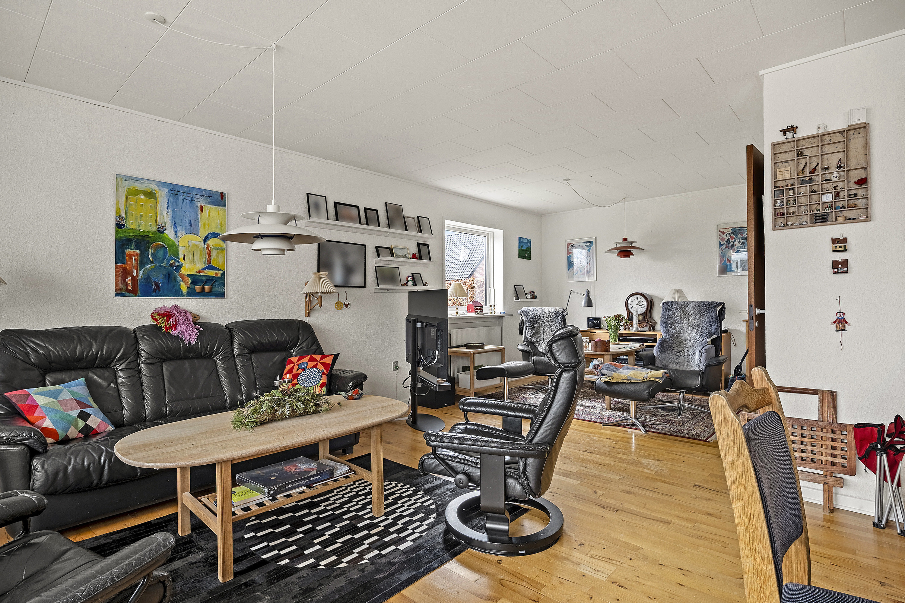 Fremhævet stue billede i fuldskærmstilstand. Billede af Stormgade 1B, 6800 Varde