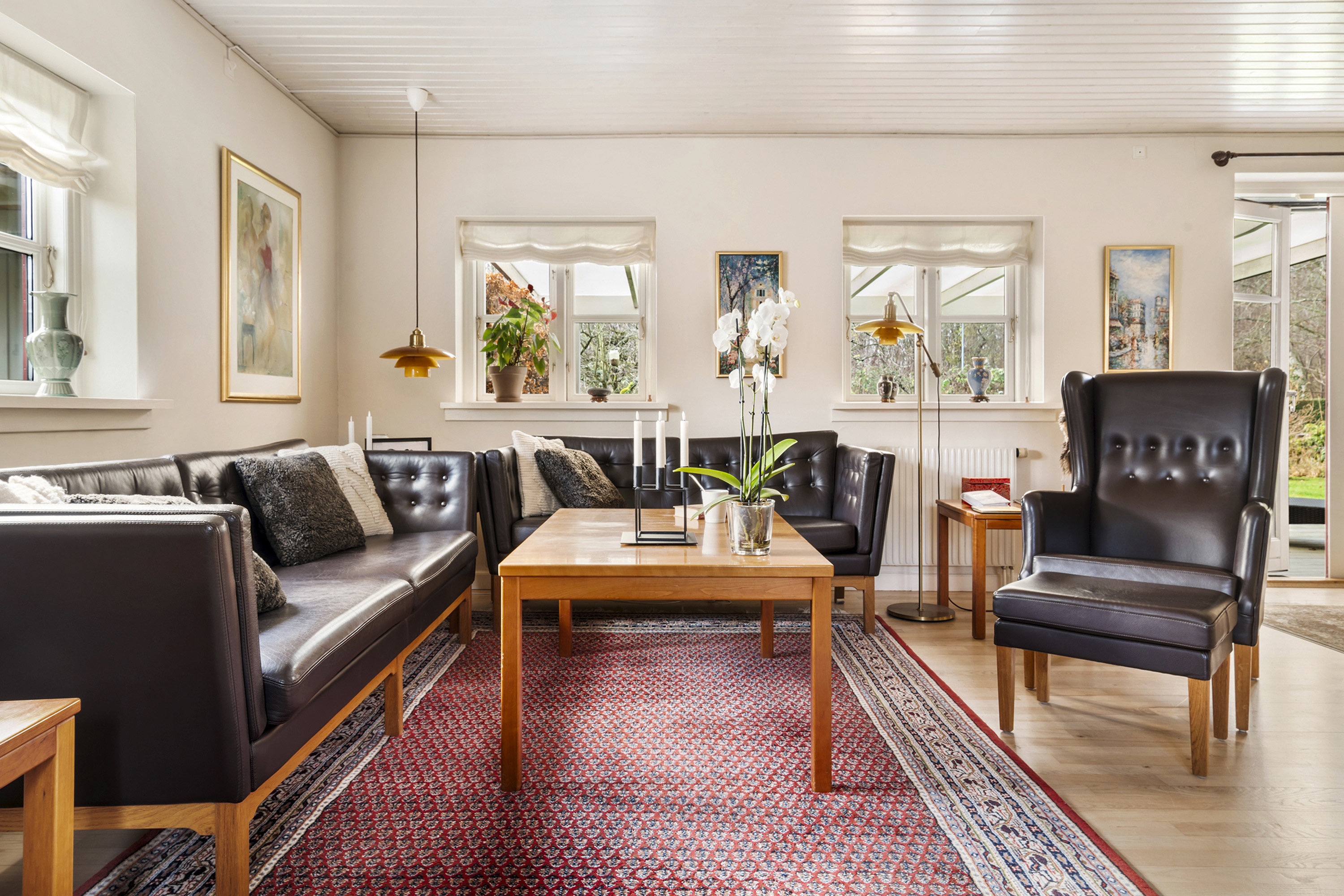 Fremhævet stue billede i fuldskærmstilstand. Billede af Engvej 9D, 2625 Vallensbæk