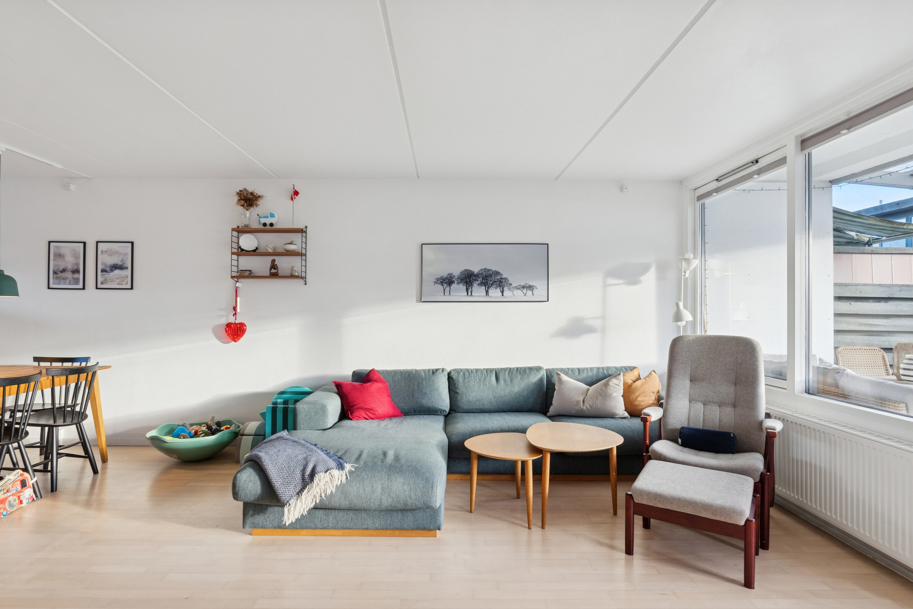 Miniaturebillede 1: stue. Billede af Jægerhusene 46, 2620 Albertslund