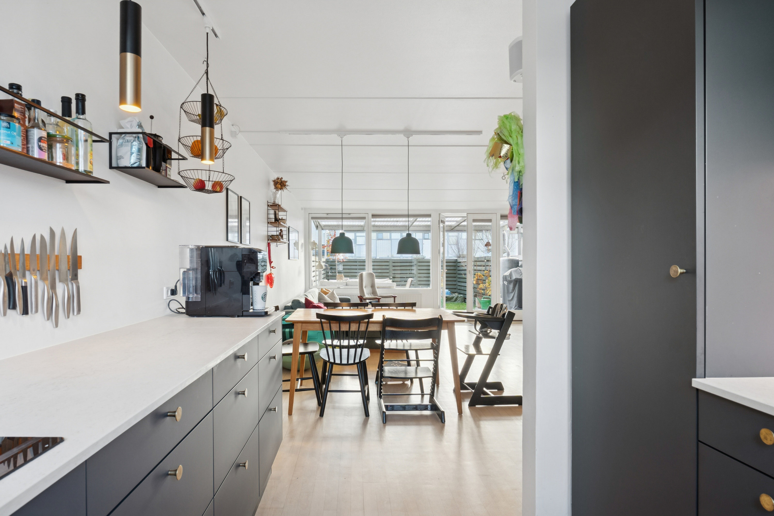 Fremhævet køkken billede i fuldskærmstilstand. Billede af Jægerhusene 46, 2620 Albertslund