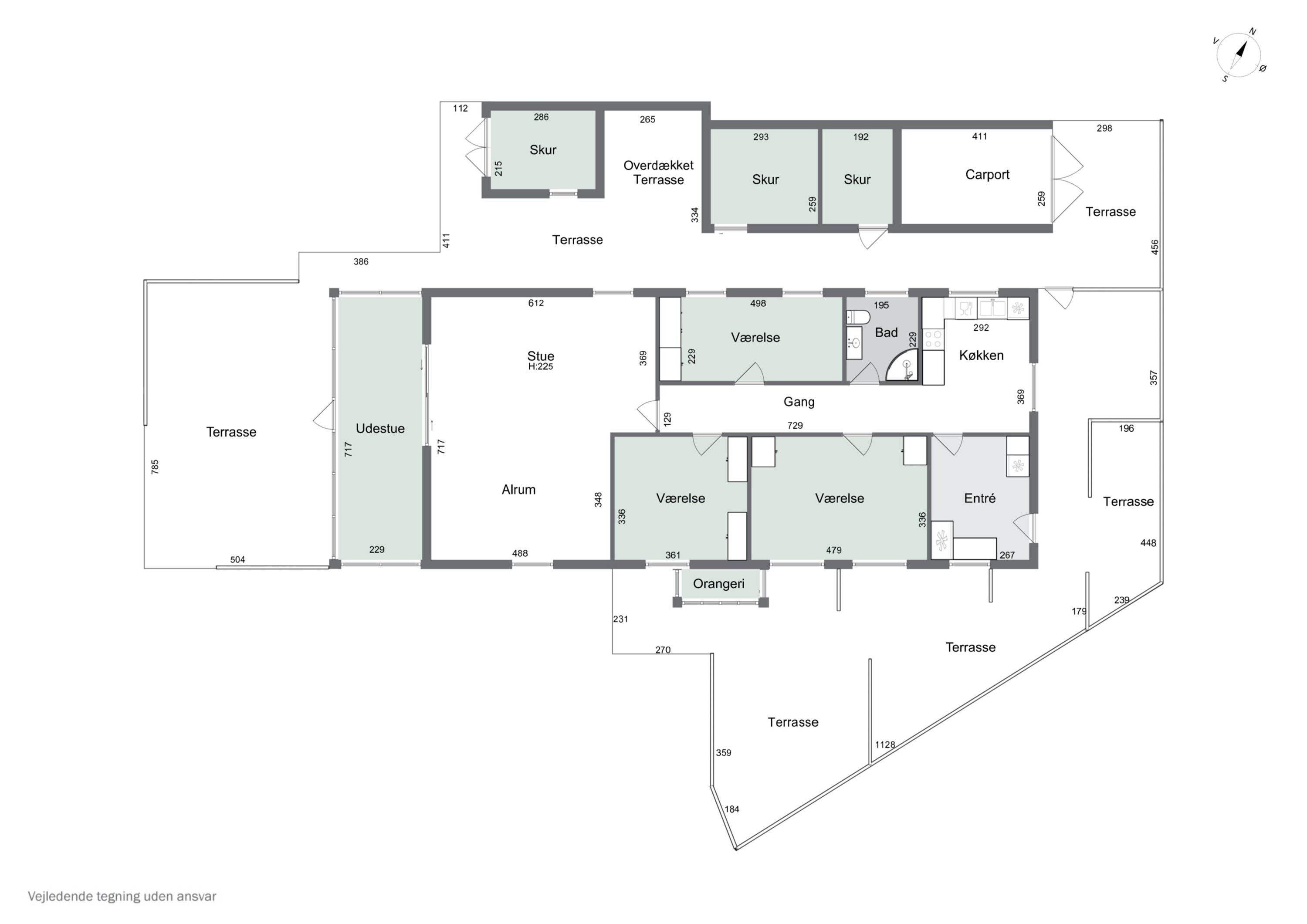 Plantegninger billede af Bjørnebakken 38, 3390 Hundested
