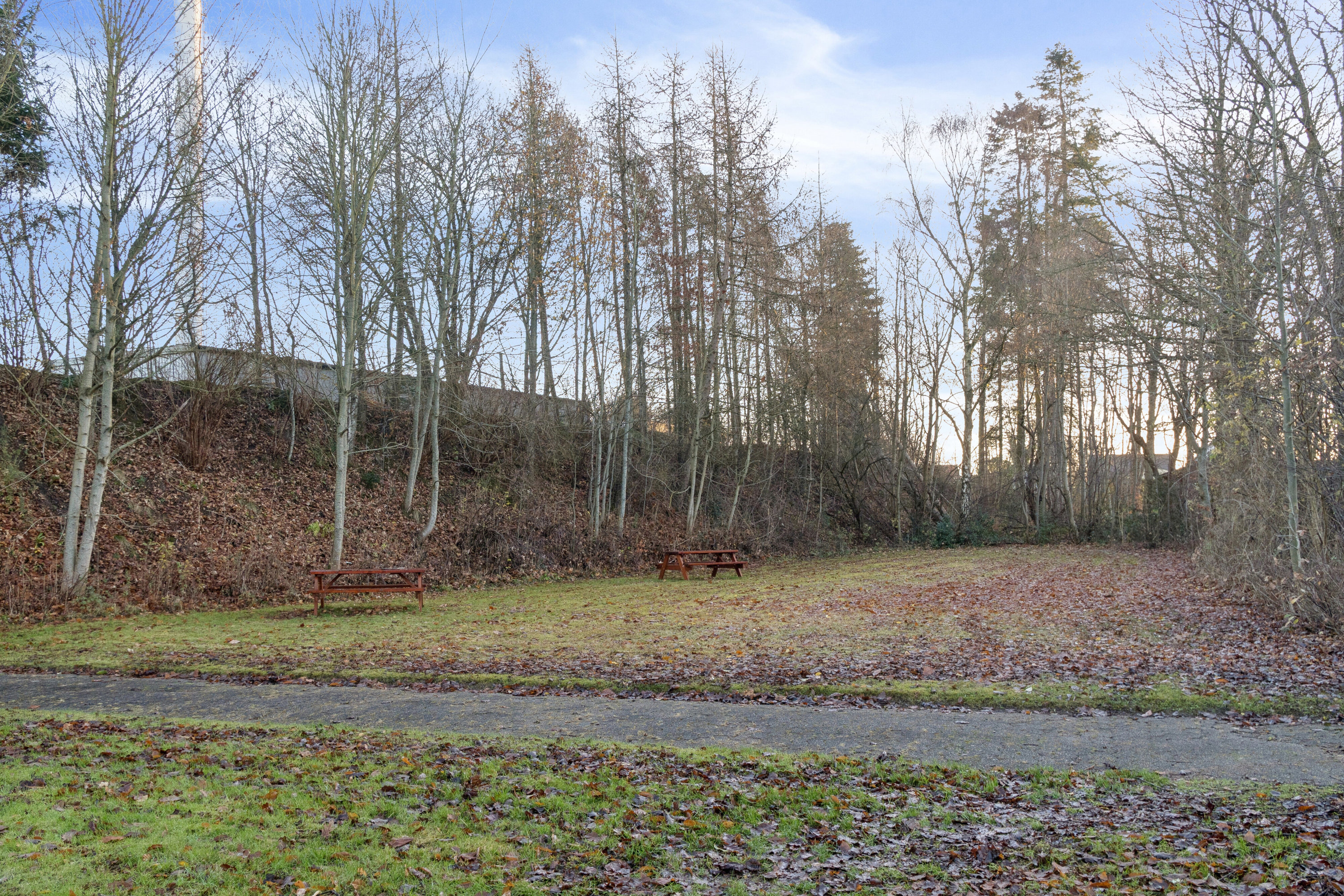 Fremhævet set fra haven billede i fuldskærmstilstand. Billede af Poppelvej 27, 8882 Fårvang