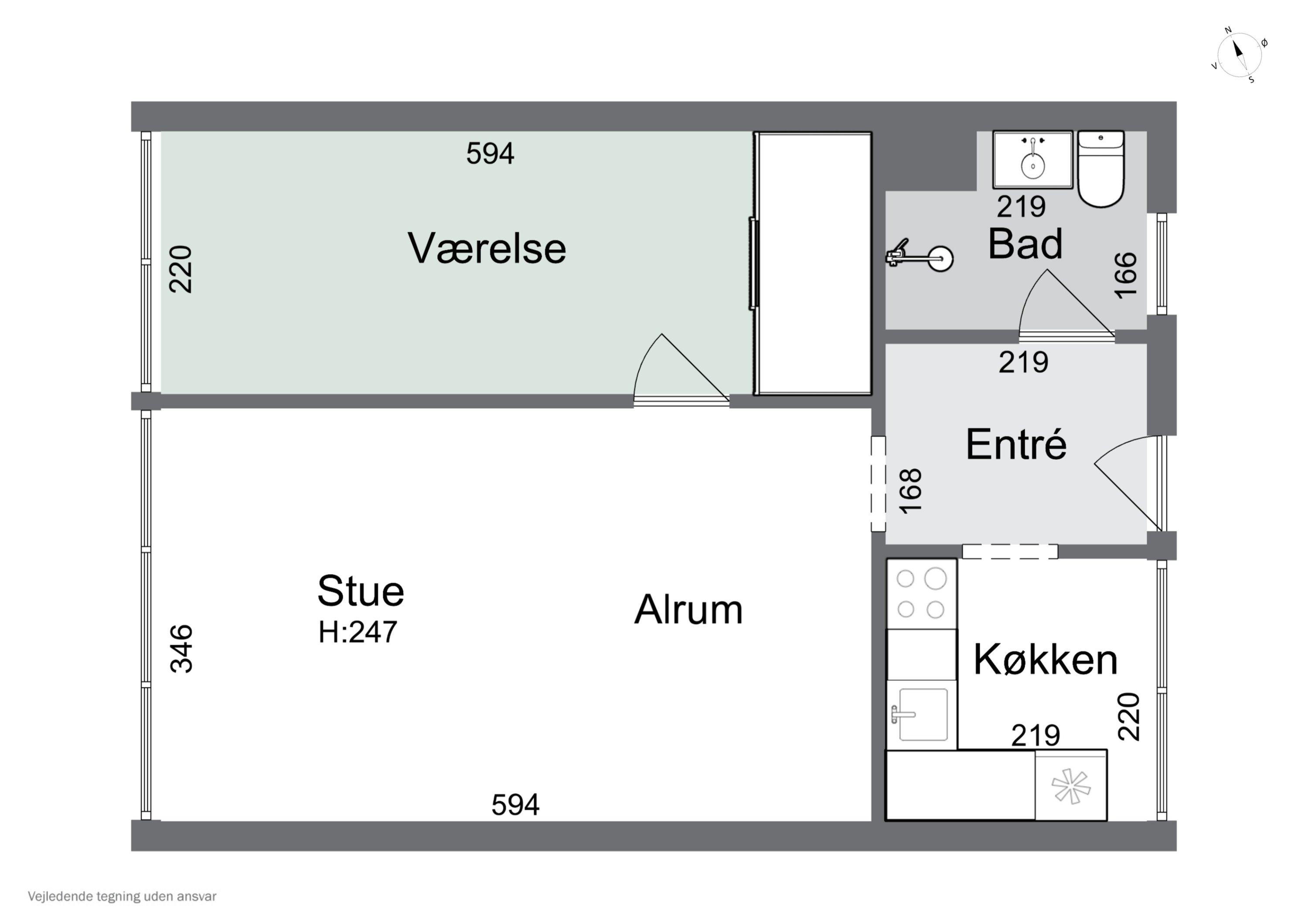 Plantegninger billede af Æbleparken 132, st.., Søhus, 5270 Odense N