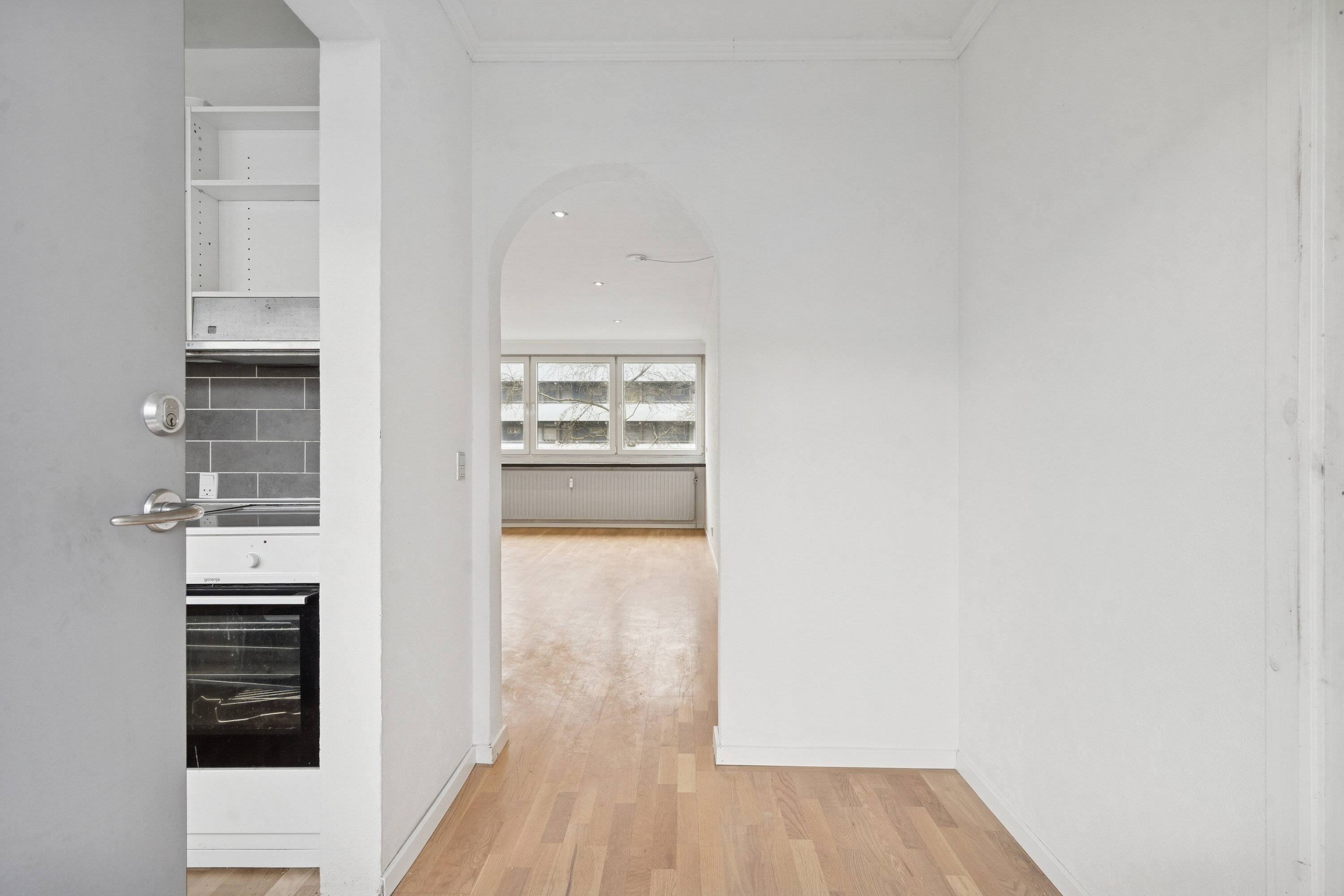 Fremhævet gang billede i fuldskærmstilstand. Billede af Æbleparken 132, st.., Søhus, 5270 Odense N