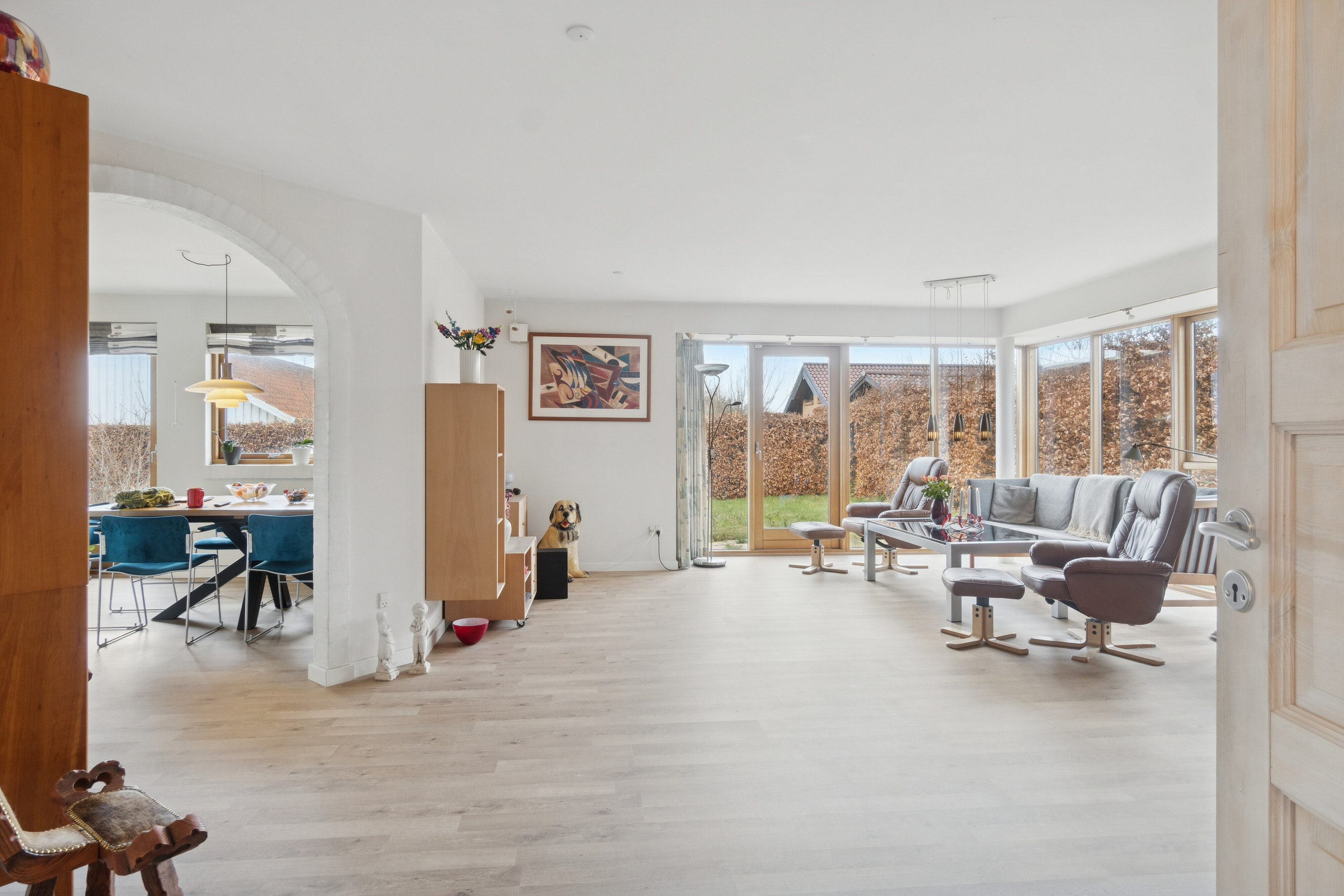 Fremhævet stue billede i fuldskærmstilstand. Billede af Byvangen 34, Slots Bjergby, 4200 Slagelse