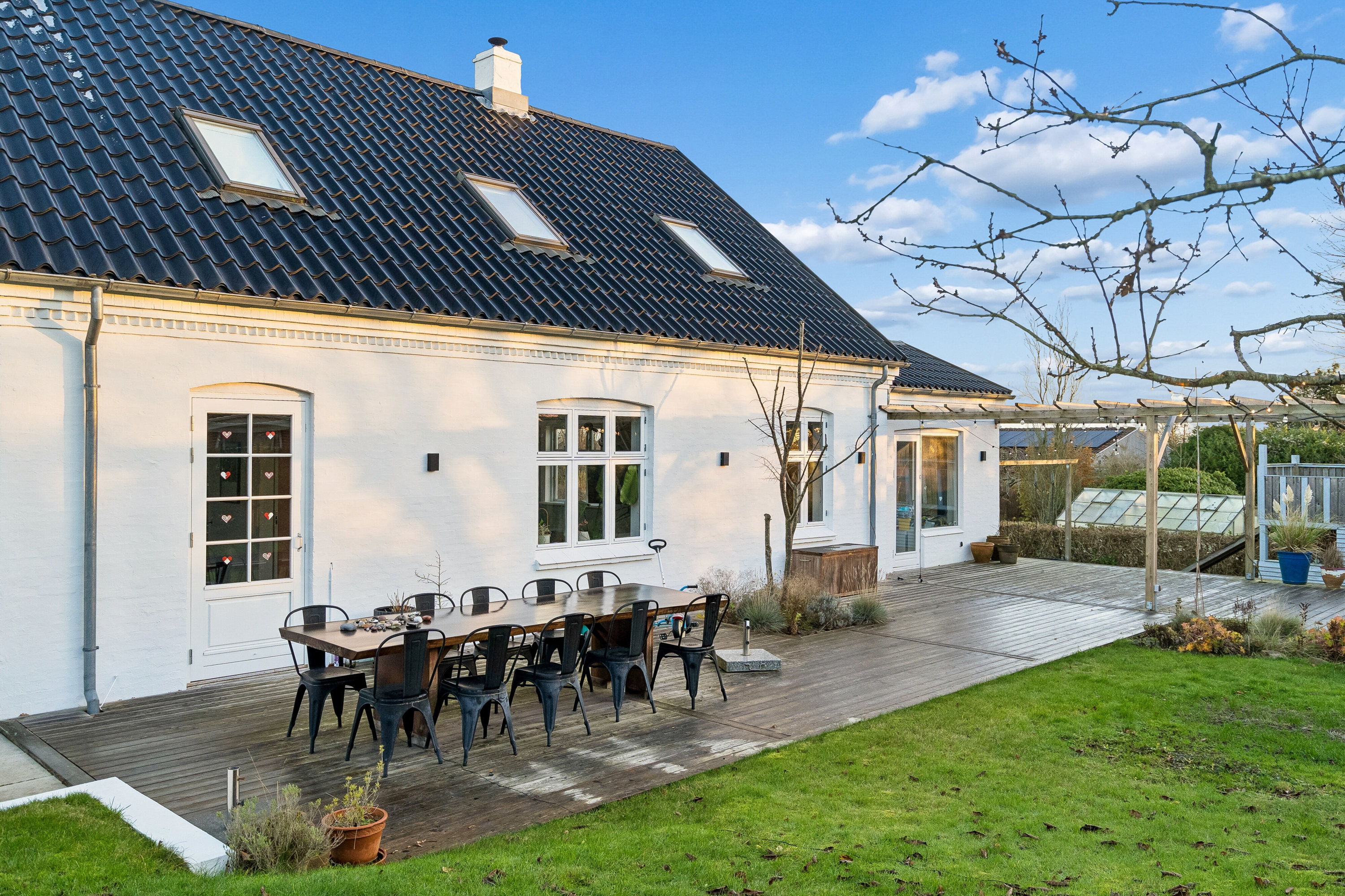 Fremhævet terrasse billede i fuldskærmstilstand. Billede af Fastrupvej 45, Fastrup, 8355 Solbjerg