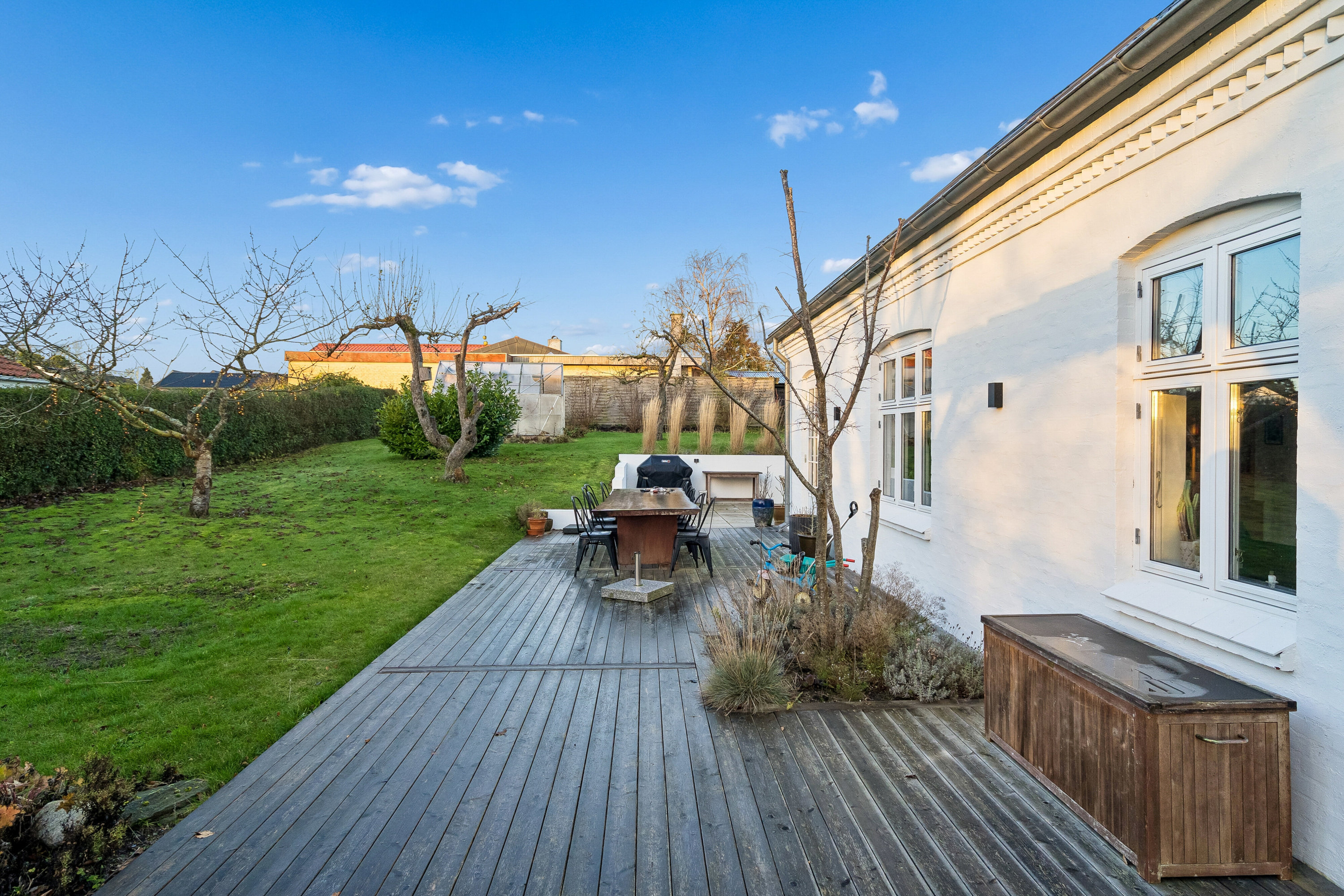 Fremhævet terrasse billede i fuldskærmstilstand. Billede af Fastrupvej 45, Fastrup, 8355 Solbjerg