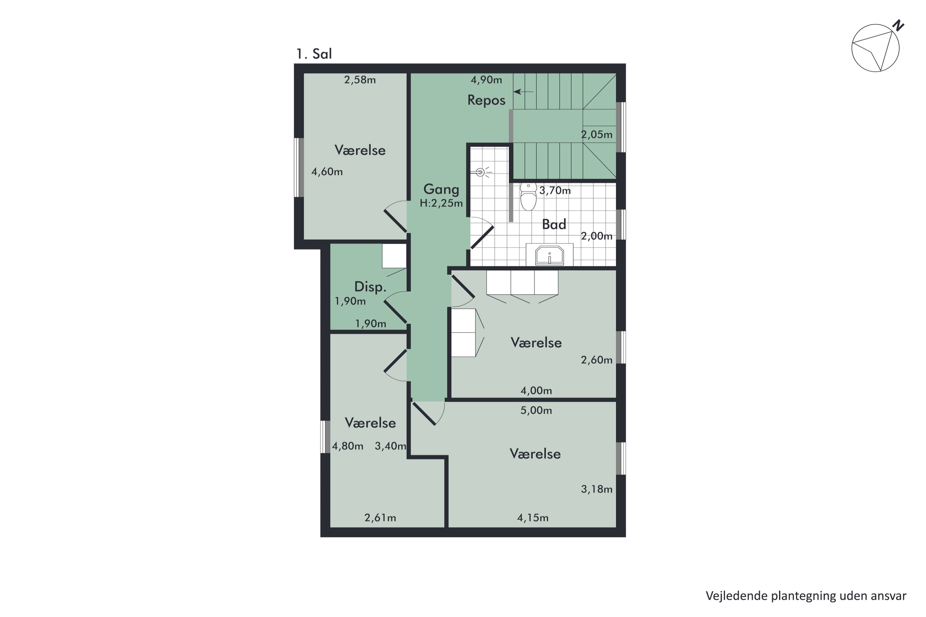 Plantegninger billede af Thistedvej 99, 9400 Nørresundby