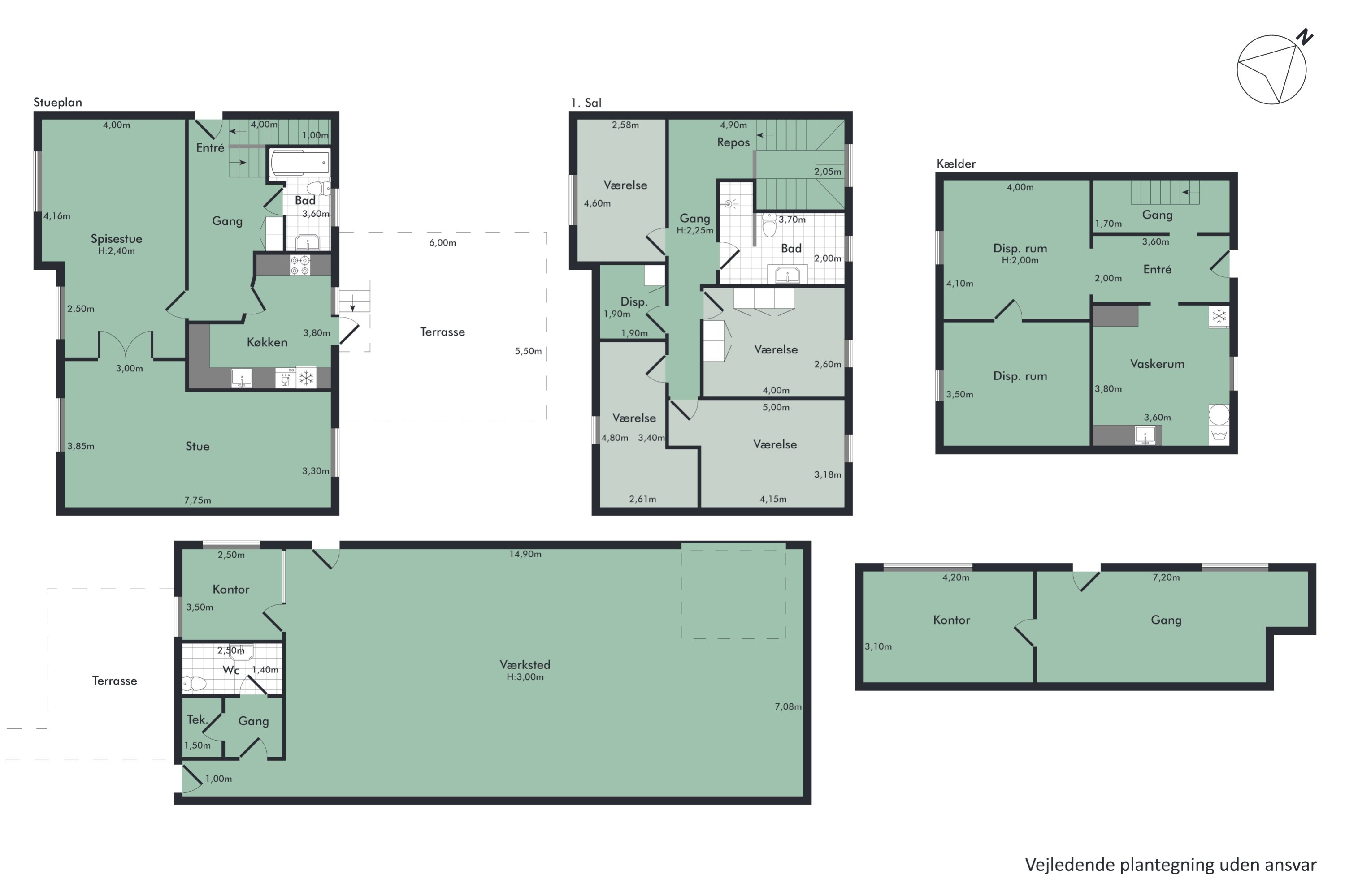 Plantegninger billede af Thistedvej 99, 9400 Nørresundby