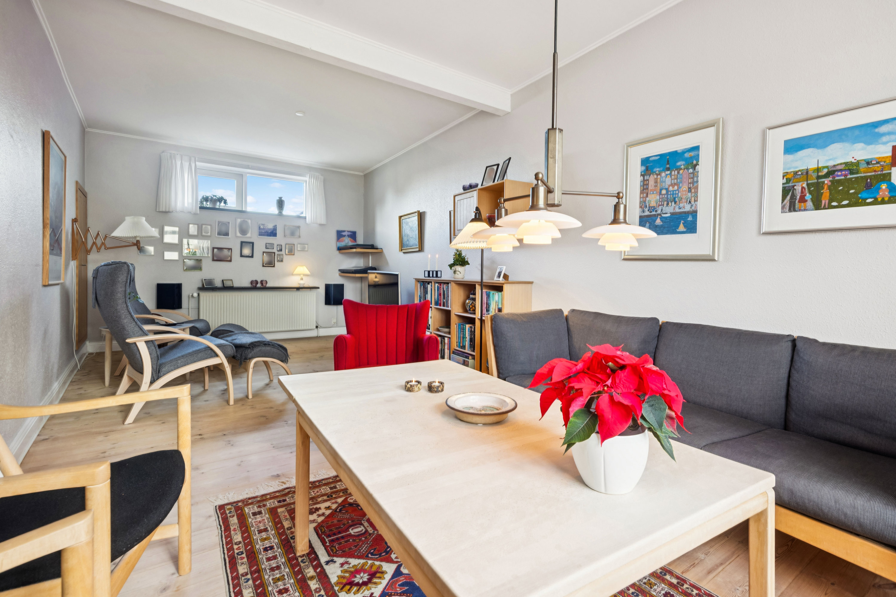 Fremhævet stue billede i fuldskærmstilstand. Billede af Thistedvej 99, 9400 Nørresundby