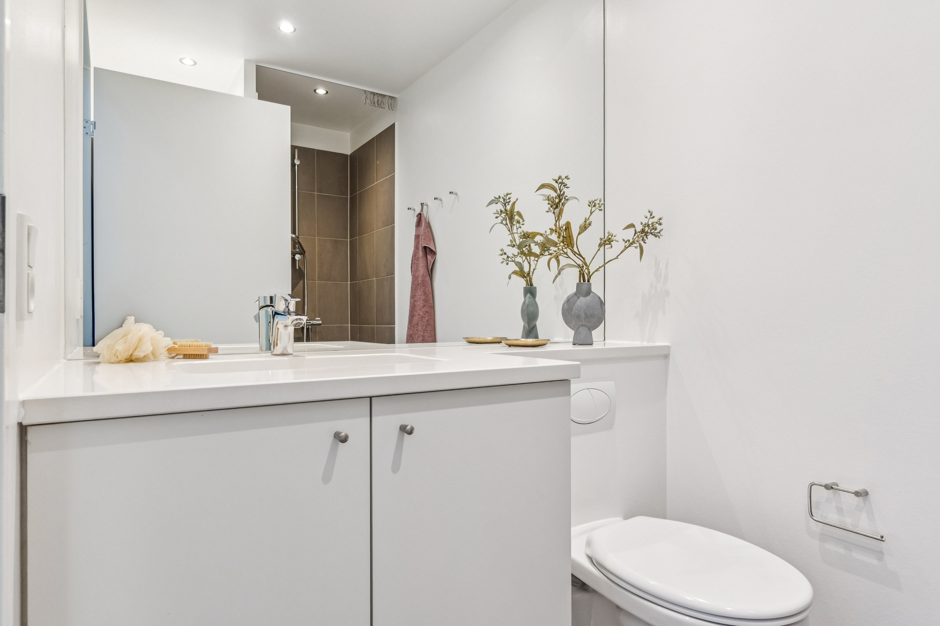 Fremhævet badeværelse billede i fuldskærmstilstand. Billede af Strandhaven 137, 2665 Vallensbæk Strand