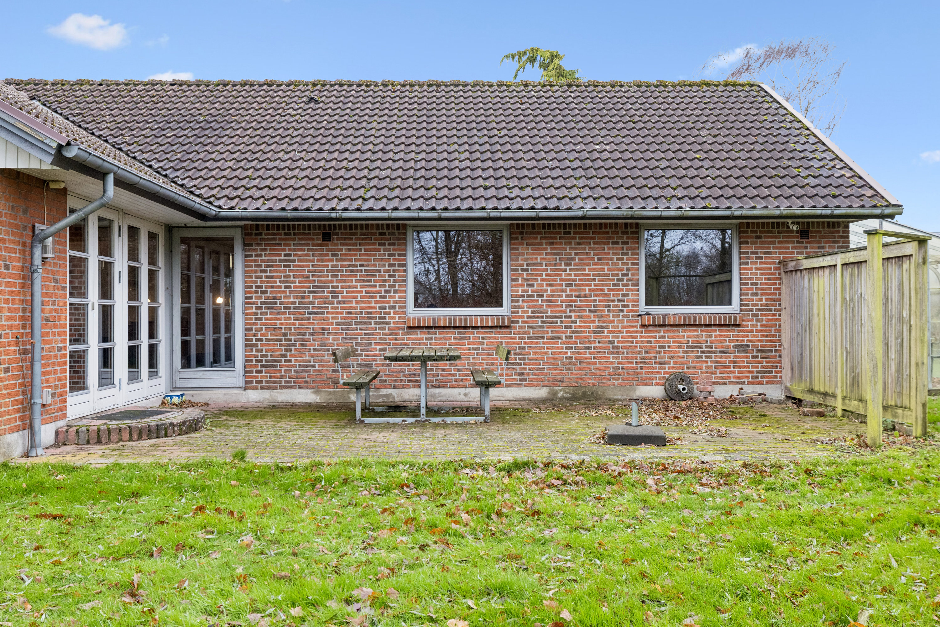 Fremhævet terrasse billede i fuldskærmstilstand. Billede af Gyvelvej 8, 6740 Bramming