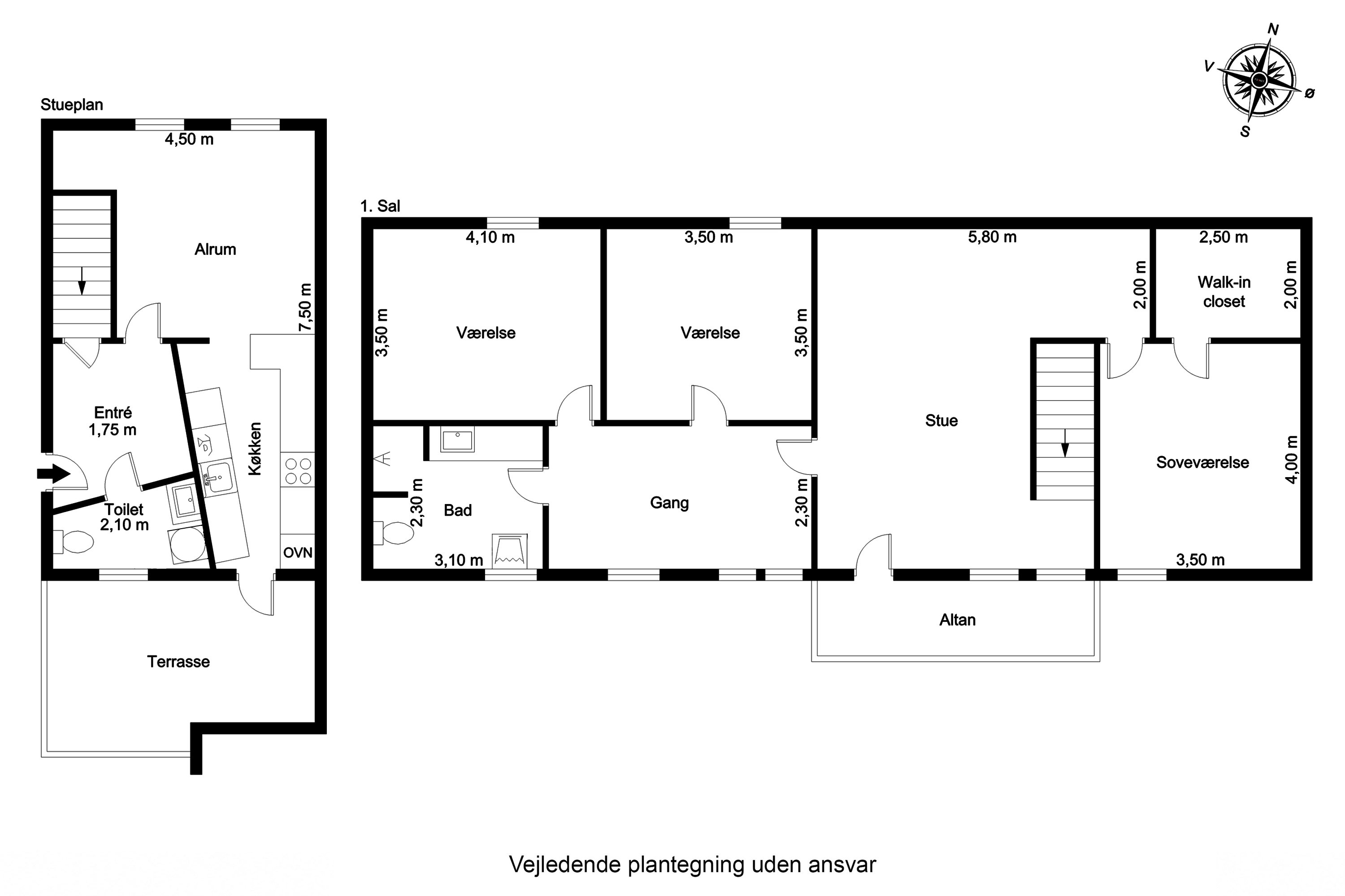 Plantegninger billede af Vesterbro 80A, 5000 Odense C