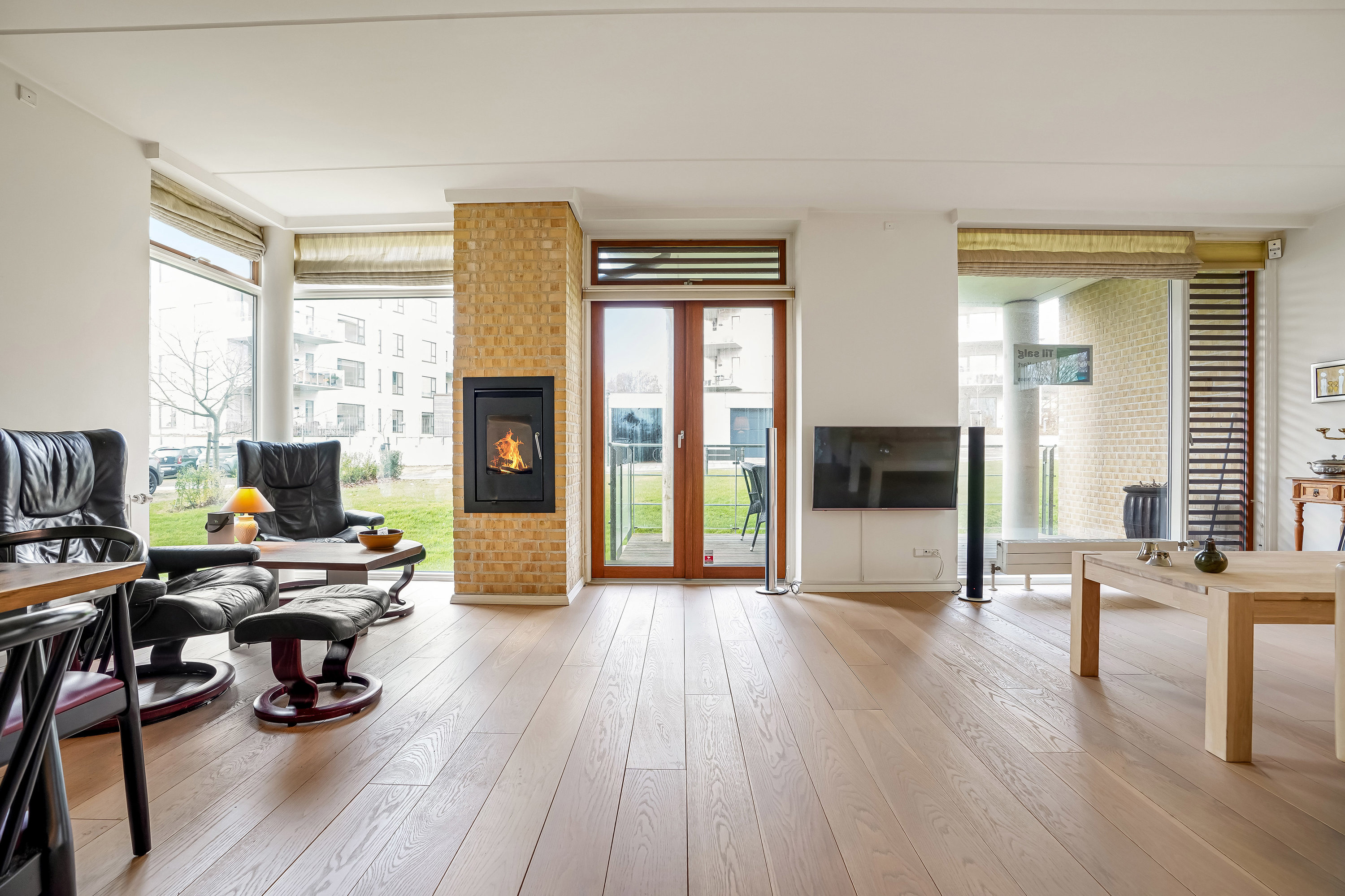 Miniaturebillede 2: stue. Billede af Fænøsund Park 3, st.. 3., 5500 Middelfart