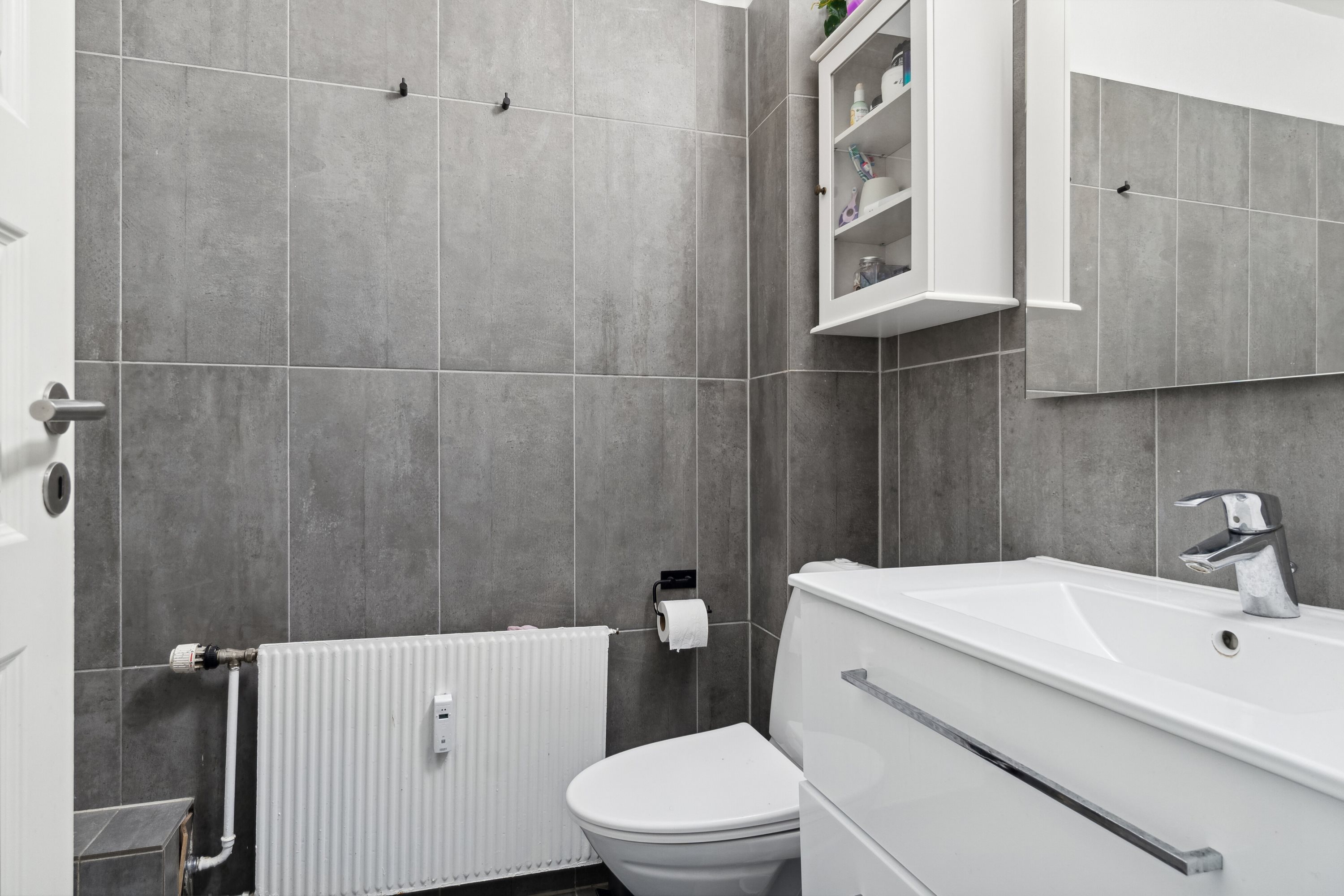 Fremhævet badeværelse billede i fuldskærmstilstand. Billede af Byskov Alle 30, 2. tv., 4200 Slagelse