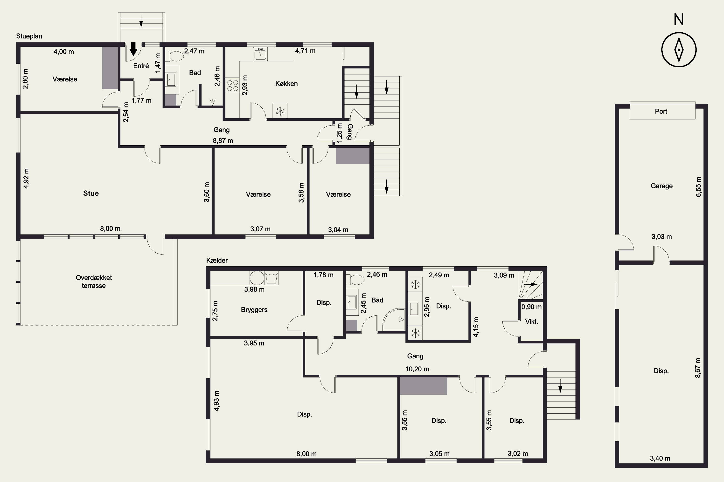 Plantegninger billede af Grønagervej 13, 9760 Vrå