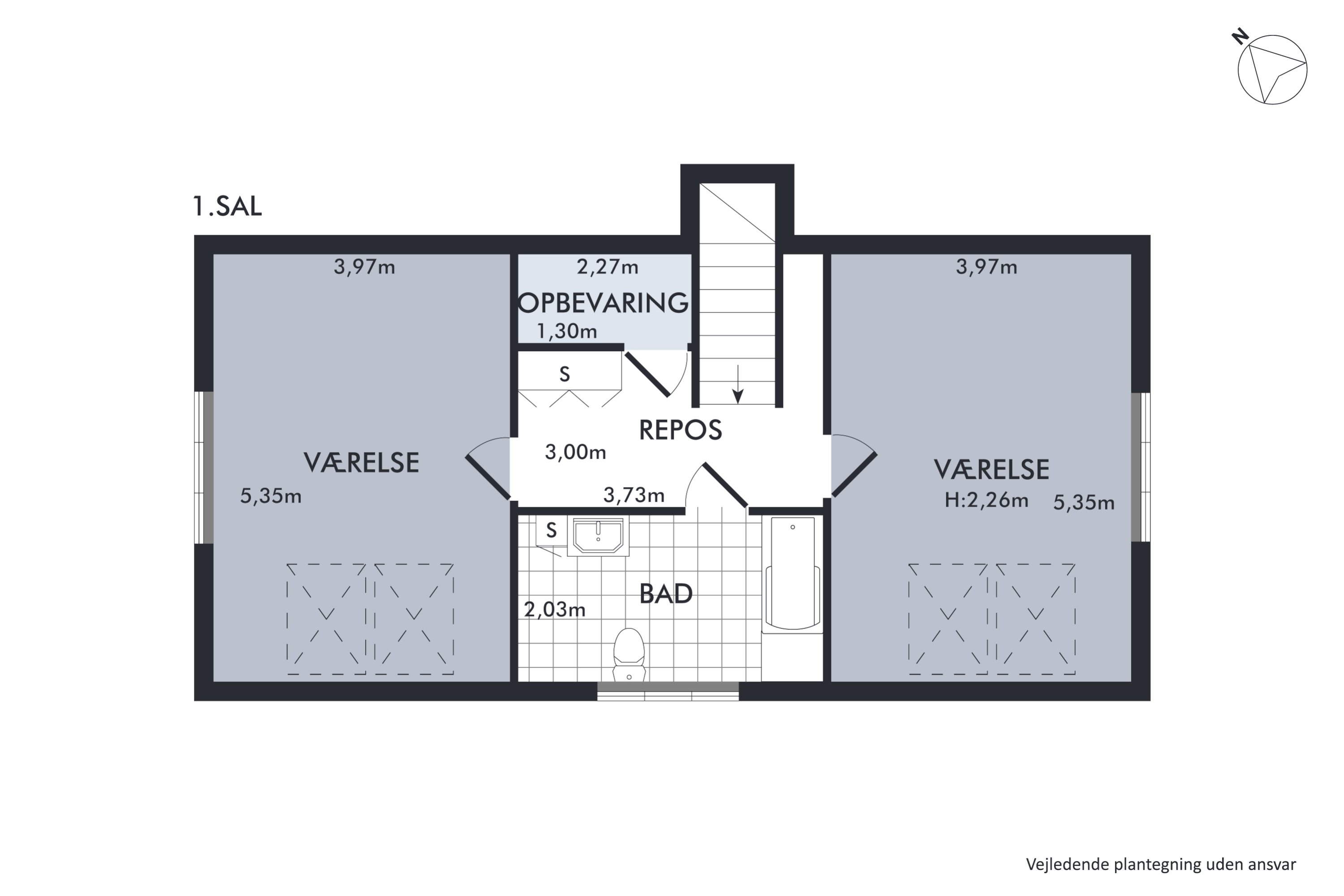 Plantegninger billede af Alexander Foss Vej 2, Boderne, 3140 Ålsgårde