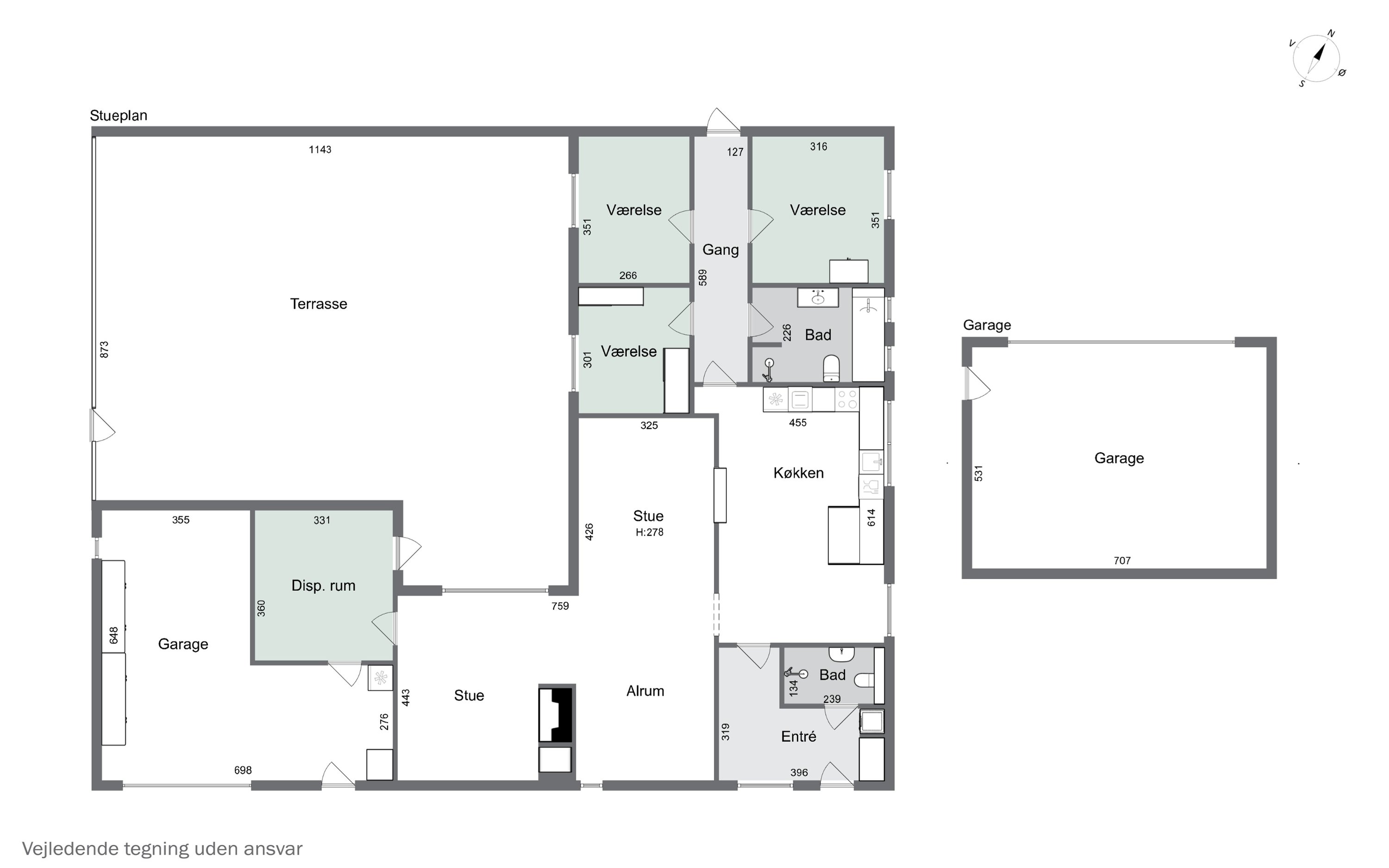 Plantegninger billede af Fasanvej 22, 5540 Ullerslev