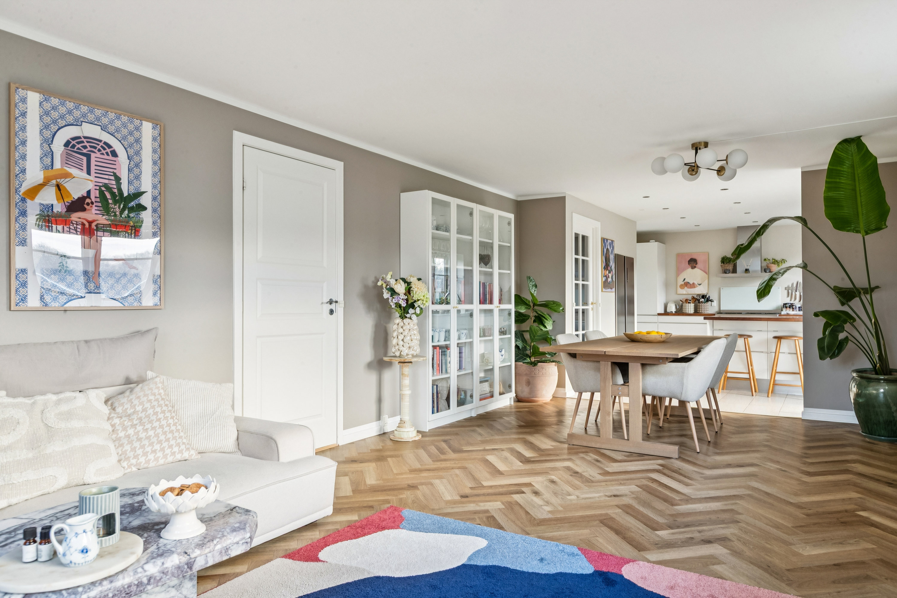 Fremhævet stue billede i fuldskærmstilstand. Billede af Alexander Foss Vej 2, Boderne, 3140 Ålsgårde