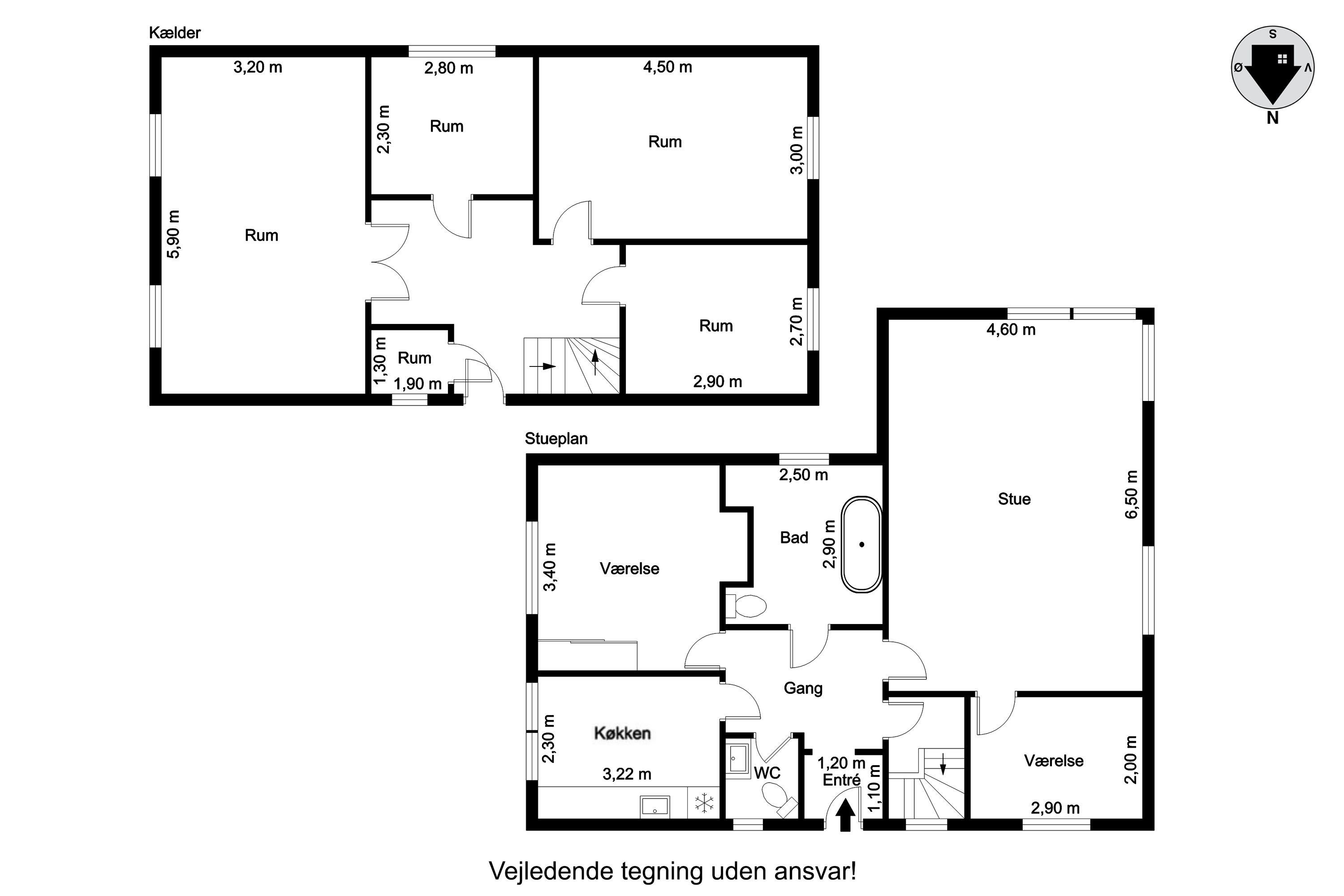 Plantegninger billede af Rådhusstræde 58, 6240 Løgumkloster