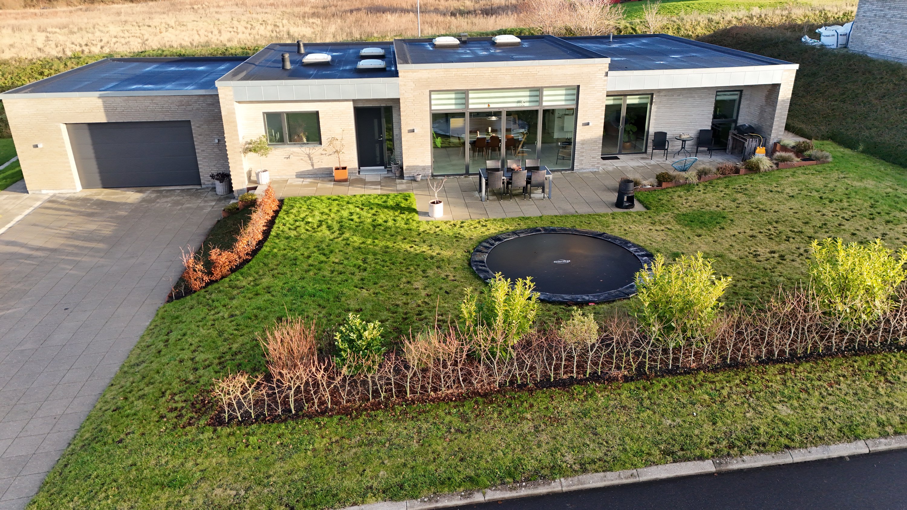 Fremhævet luftfoto billede i fuldskærmstilstand. Billede af Thit Jensens Vej 16, 9500 Hobro