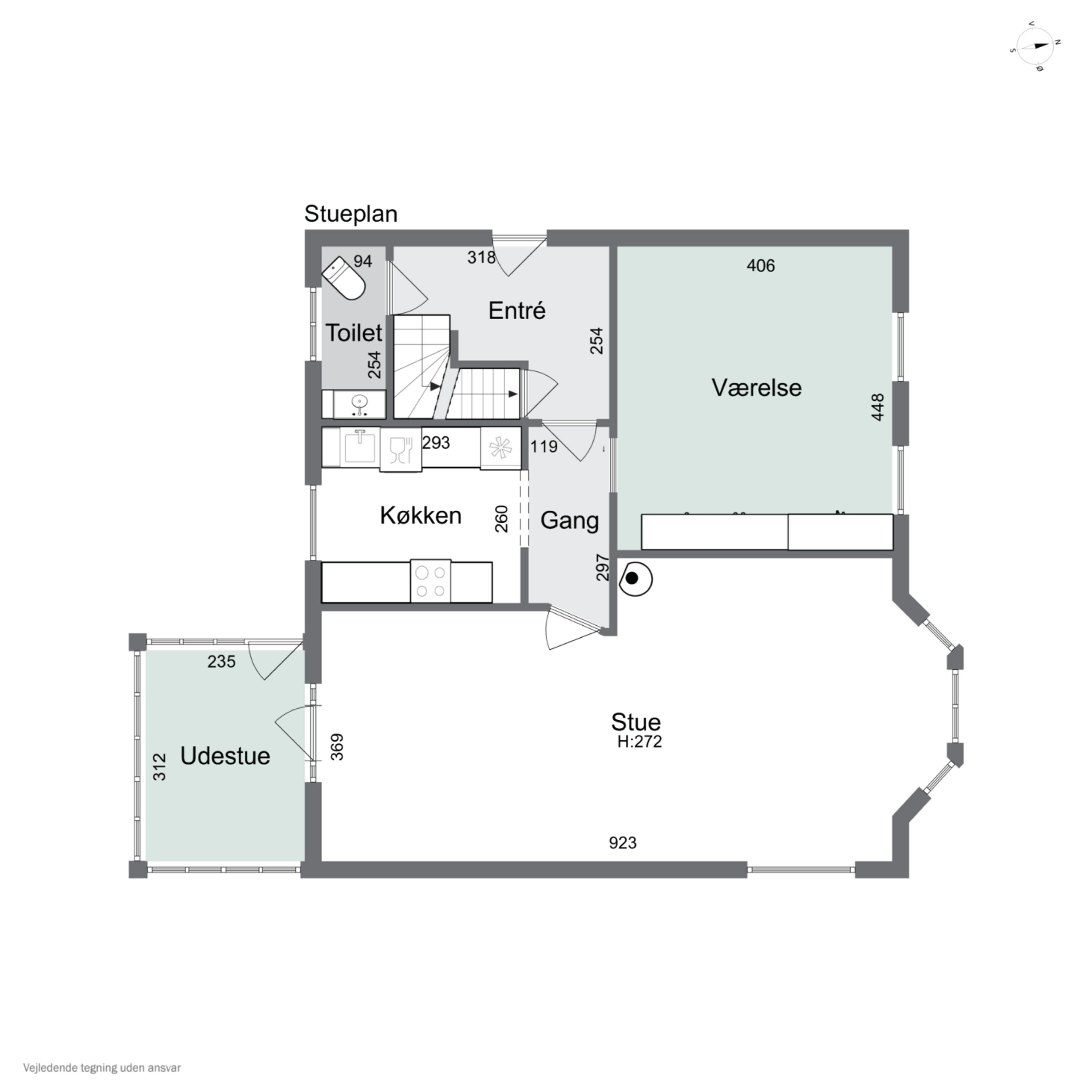 Plantegninger billede af Knudshovedvej 44, 5800 Nyborg