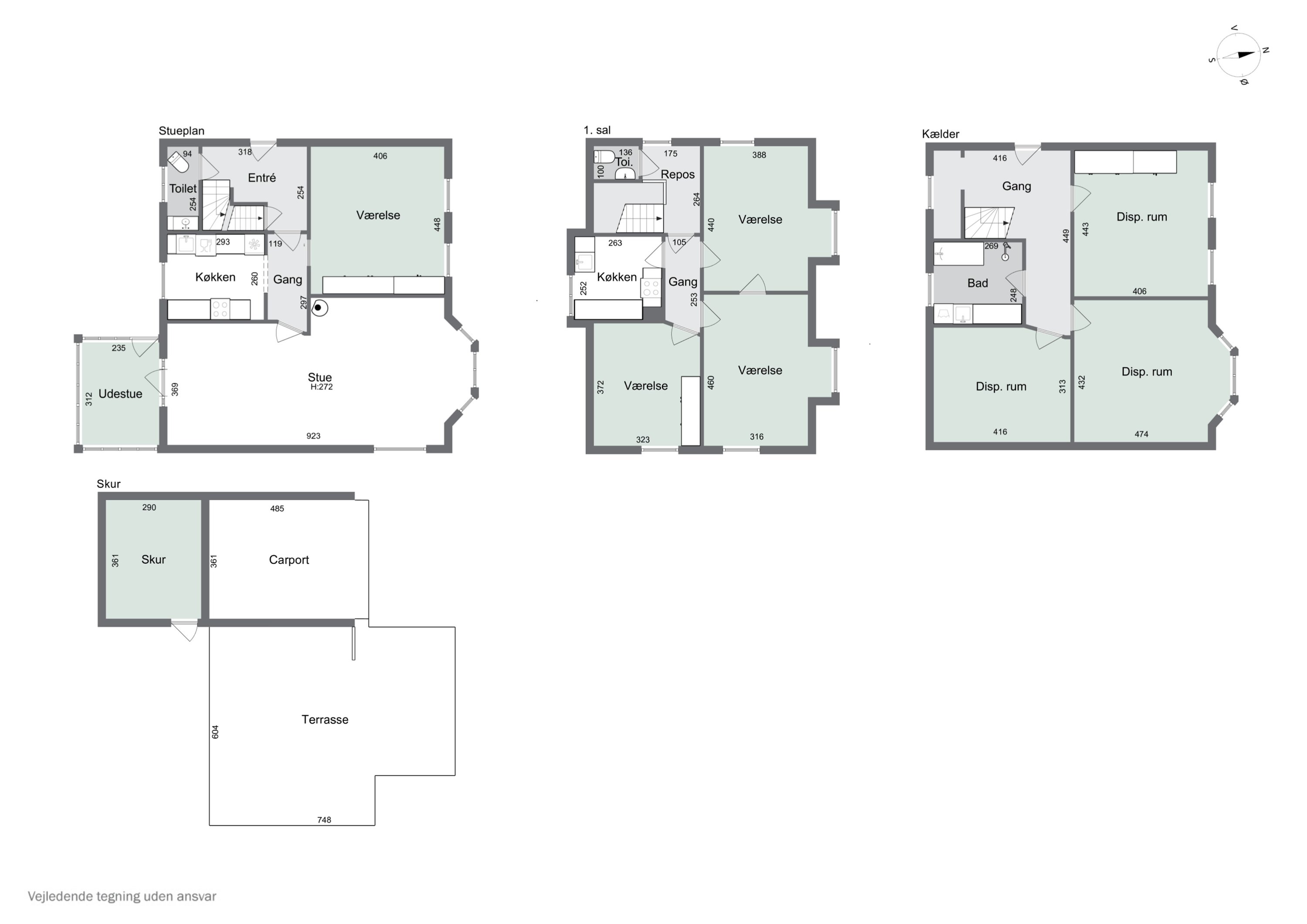 Plantegninger billede af Knudshovedvej 44, 5800 Nyborg