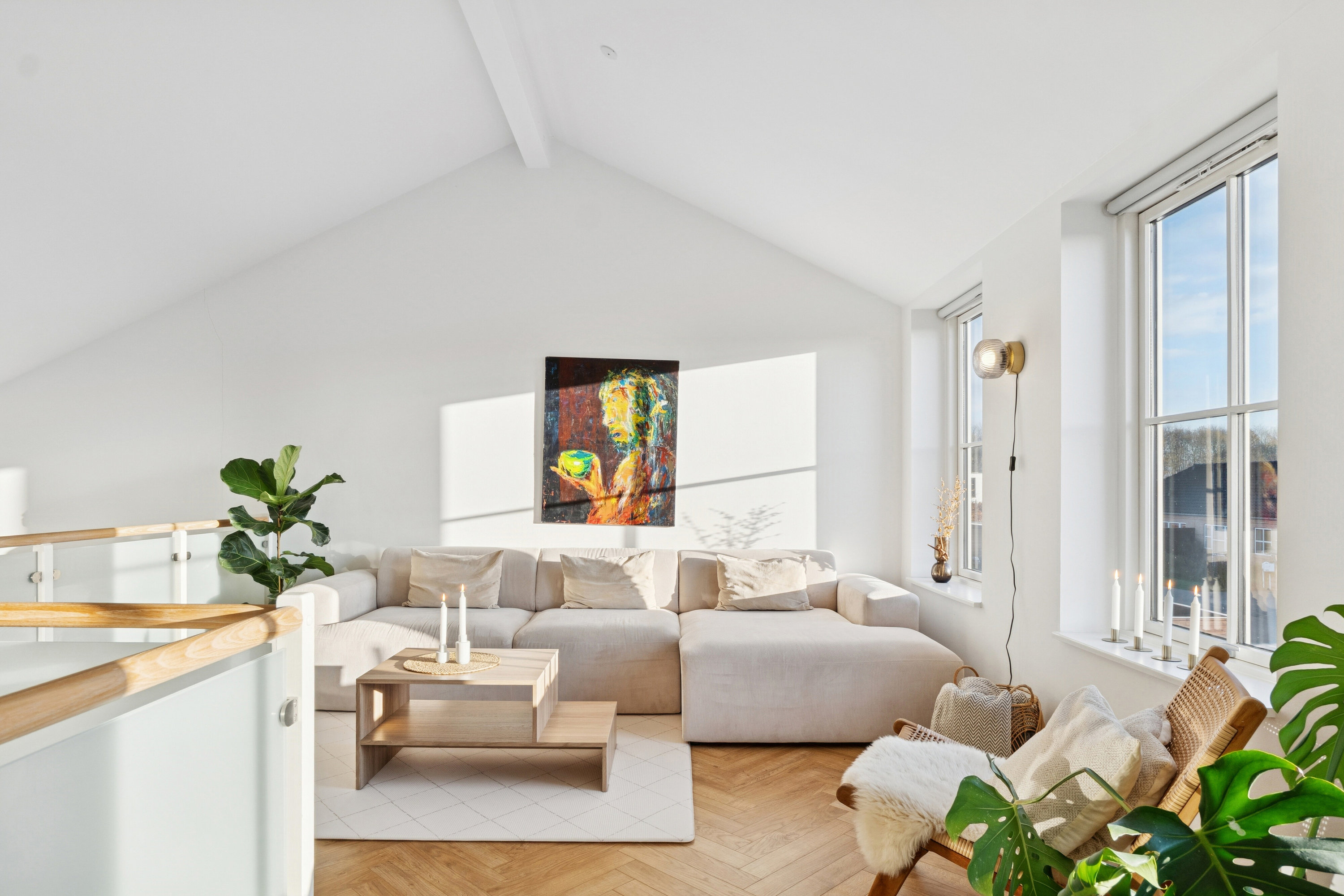 Rækkehus: Stue på Nymarks Allé 80, 8320 Mårslet