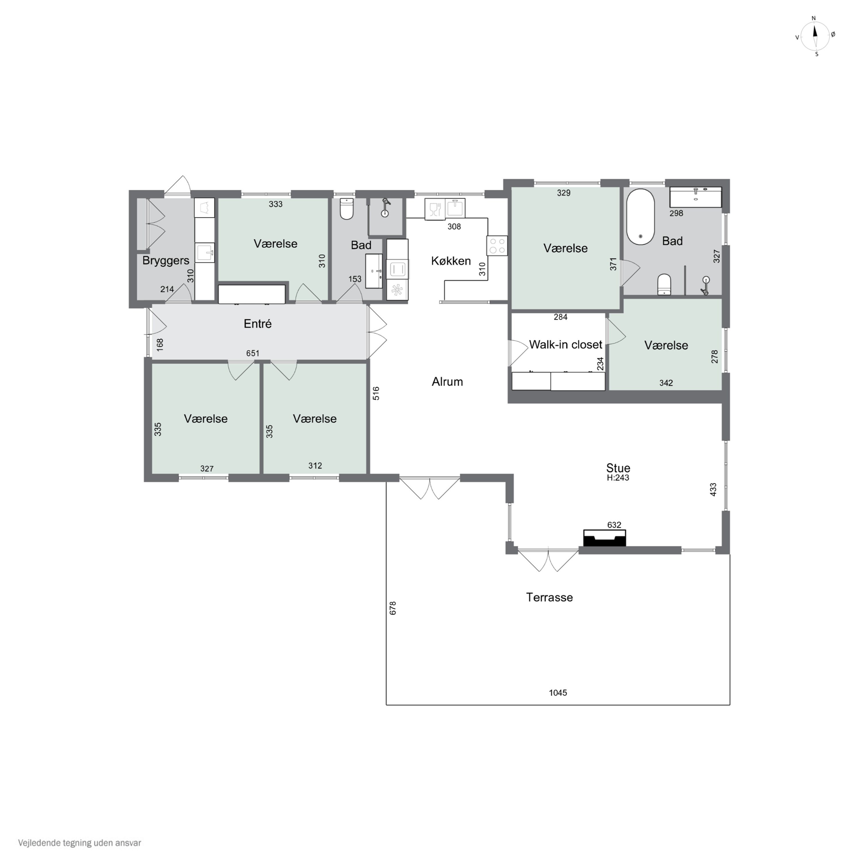 Plantegninger billede af Sommervej 13, 4040 Jyllinge