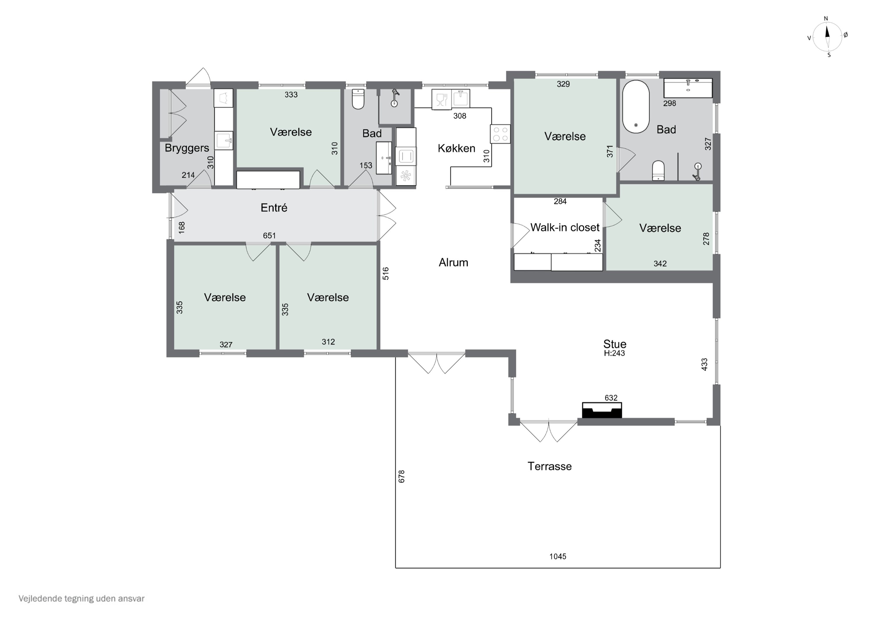 Plantegninger billede af Sommervej 13, 4040 Jyllinge