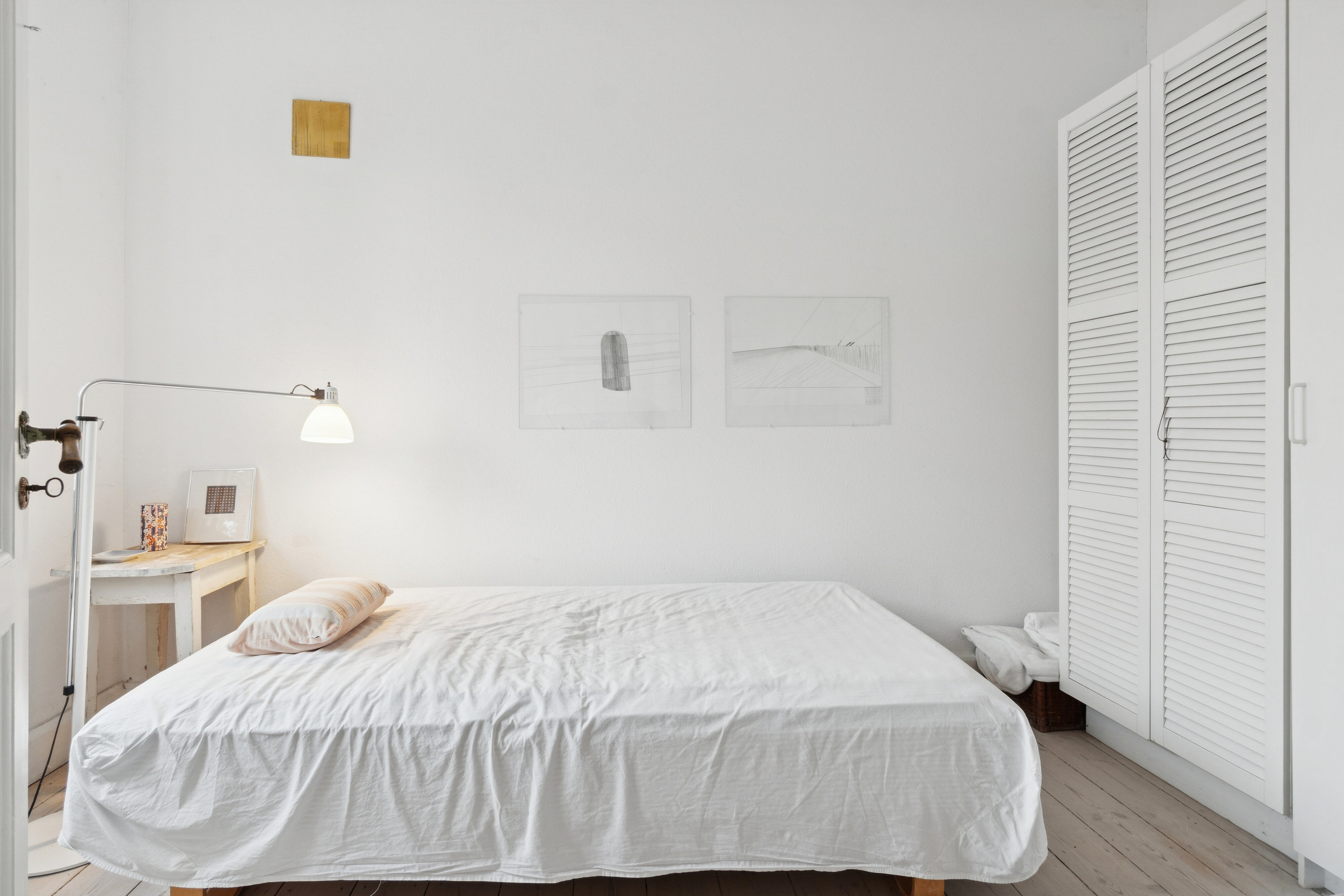 Fremhævet soveværelse billede i fuldskærmstilstand. Billede af Landevejen 10, Lov, 4700 Næstved