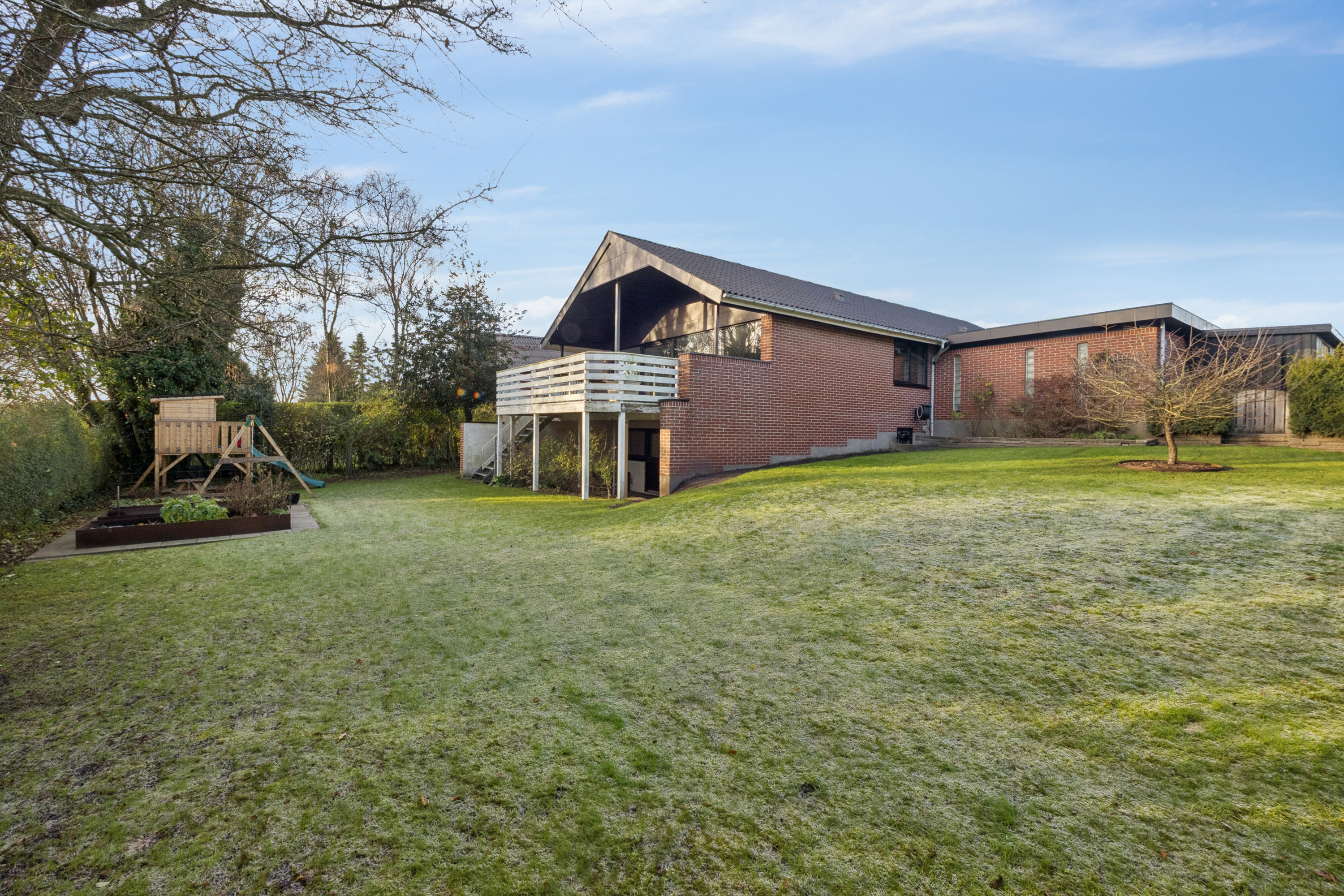 Fremhævet set fra haven billede i fuldskærmstilstand. Billede af Mågevej 14, 7700 Thisted