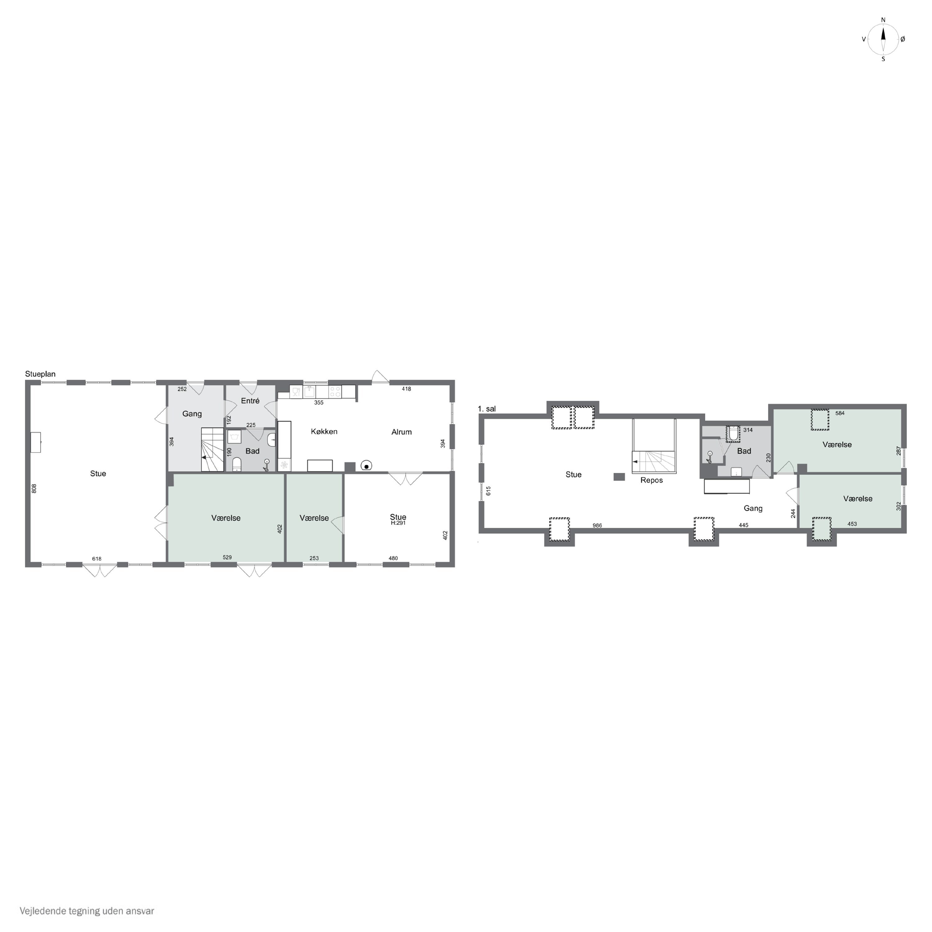 Plantegninger billede af Landevejen 10, Lov, 4700 Næstved