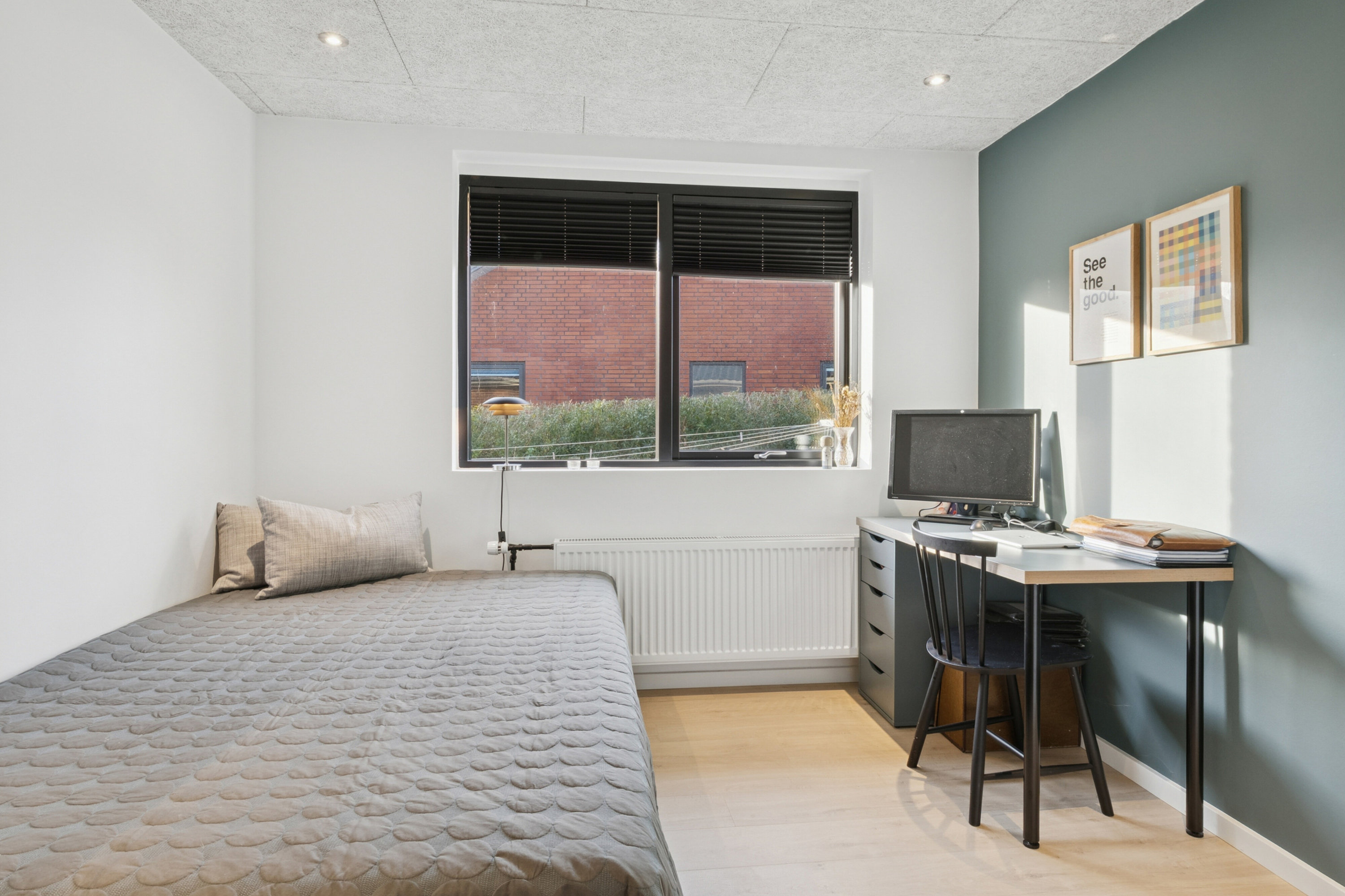 Fremhævet soveværelse billede i fuldskærmstilstand. Billede af Mågevej 14, 7700 Thisted