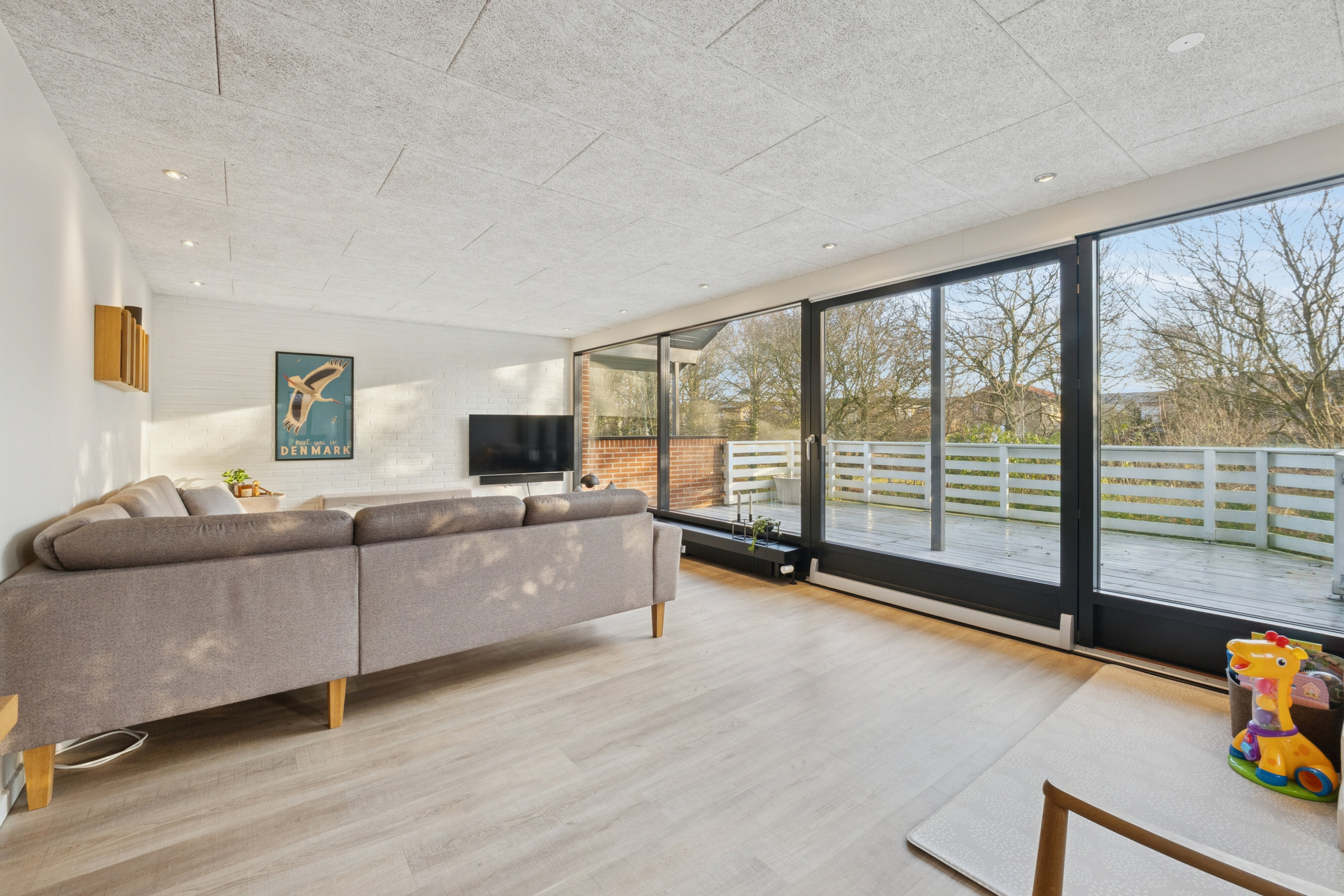 Fremhævet stue billede i fuldskærmstilstand. Billede af Mågevej 14, 7700 Thisted