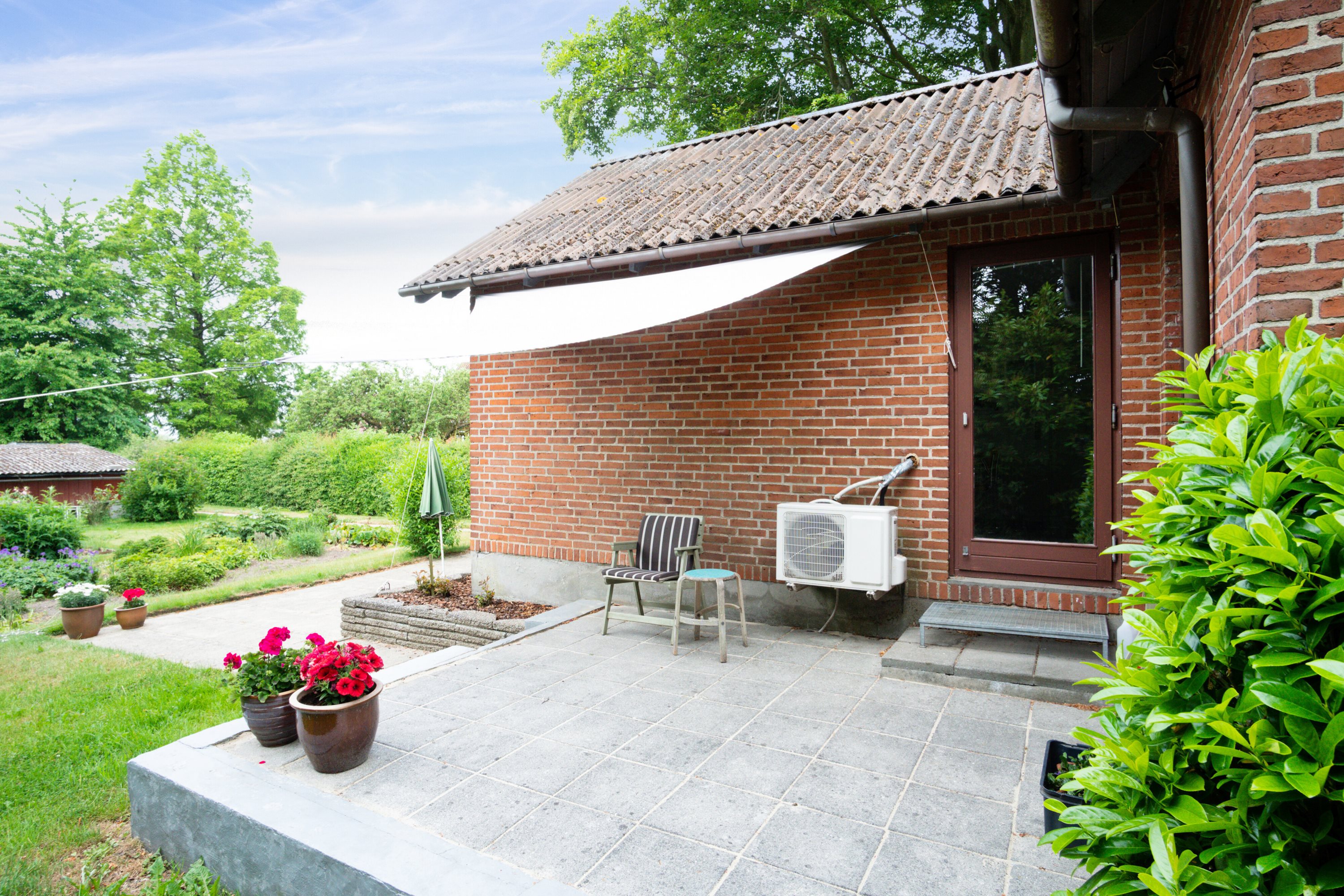 Fremhævet terrasse billede i fuldskærmstilstand. Billede af Vestergårdsvej 4, Boulstrup, 8300 Odder