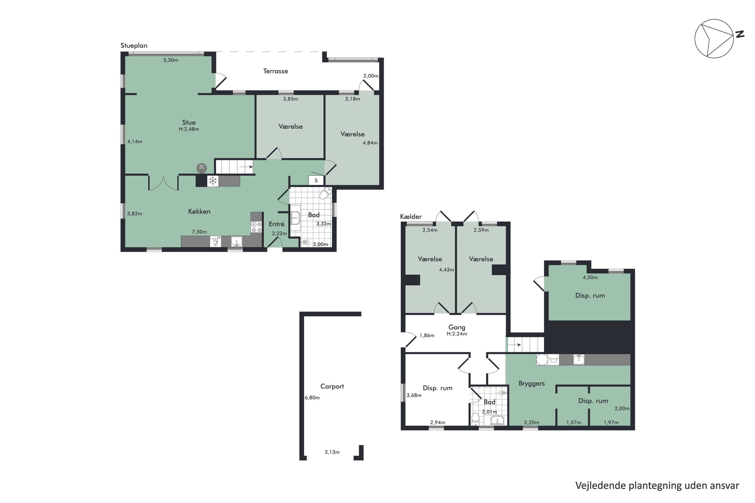 Plantegninger billede af Hodalsvej 23, 9500 Hobro