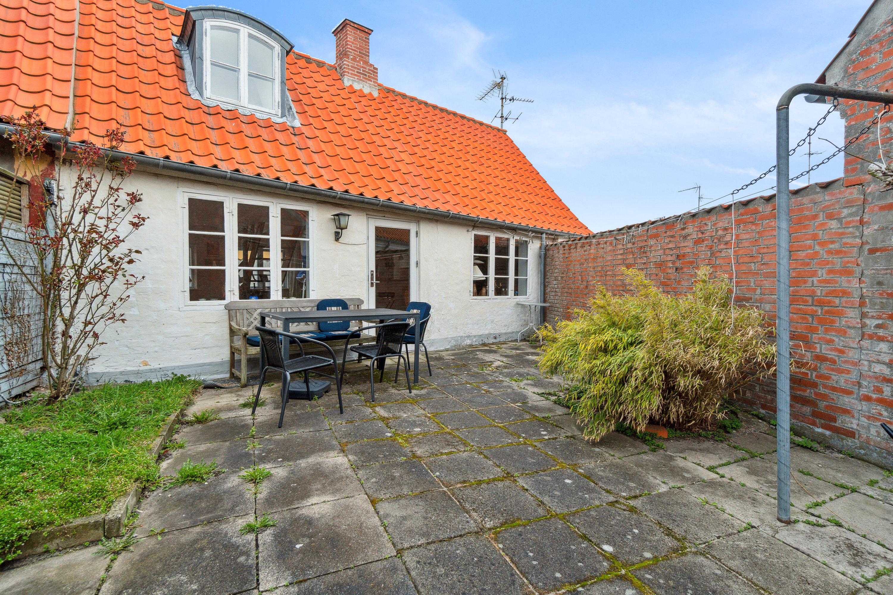 Fremhævet terrasse billede i fuldskærmstilstand. Billede af Storegade 73A, 3700 Rønne