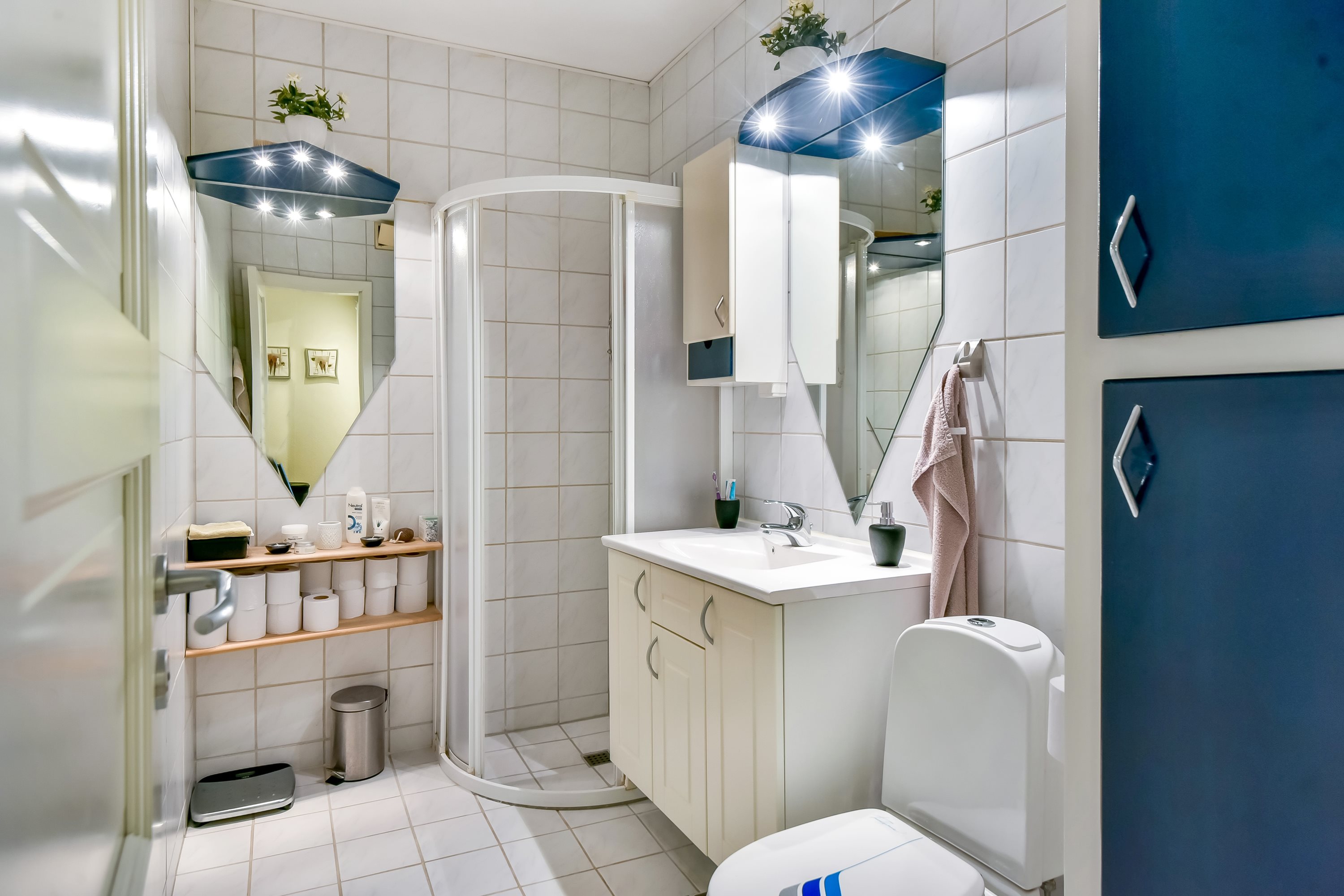 Fremhævet badeværelse billede i fuldskærmstilstand. Billede af Børglumvej 33, st.. th., Tjørring, 7400 Herning